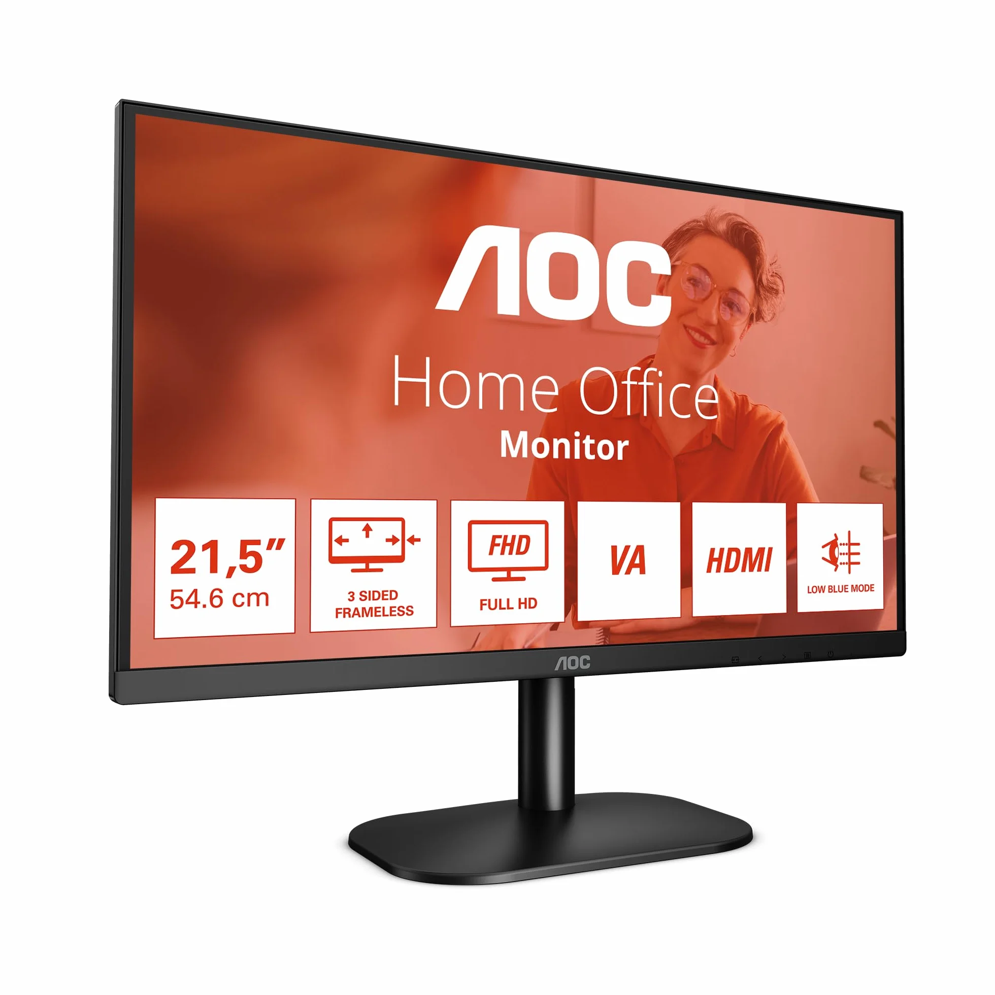 AOC 22B2H 21.5 Cali, Monitor, Czarny