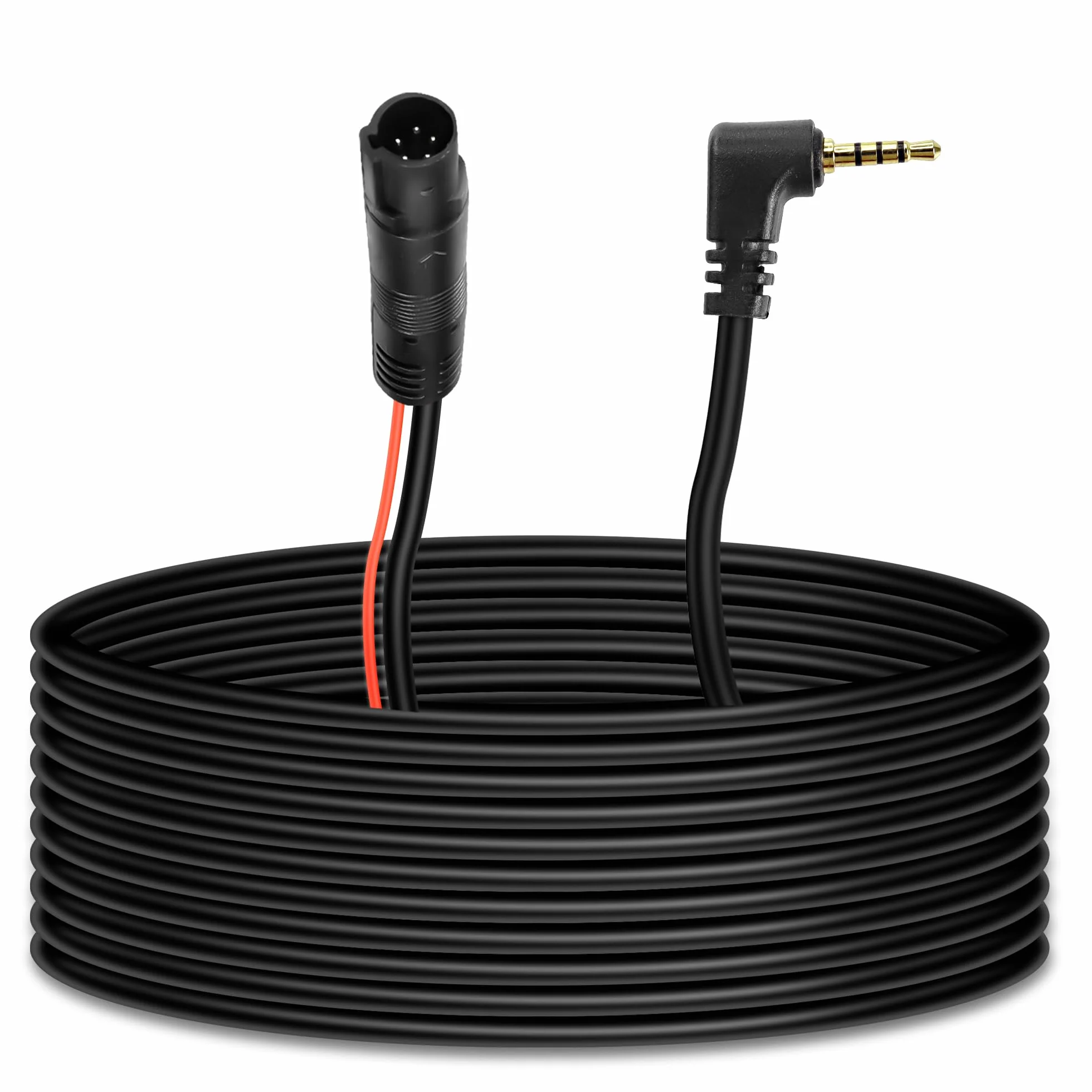 MEIRIYFA 5-igłowy kabel kamery cofania tachograf 10M przedłużacz 2,5 mm wtyczka