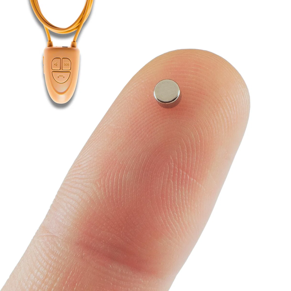 PingaOculto Słuchawki szpiegowskie Bluetooth bezprzewodowe słuchawki niewidoczne, ukryte mini zestaw słuchawkowy do telefonu z mikrofonem - tajne słuchawki, mikro-urządzenie do słuchania, oszukiwanie