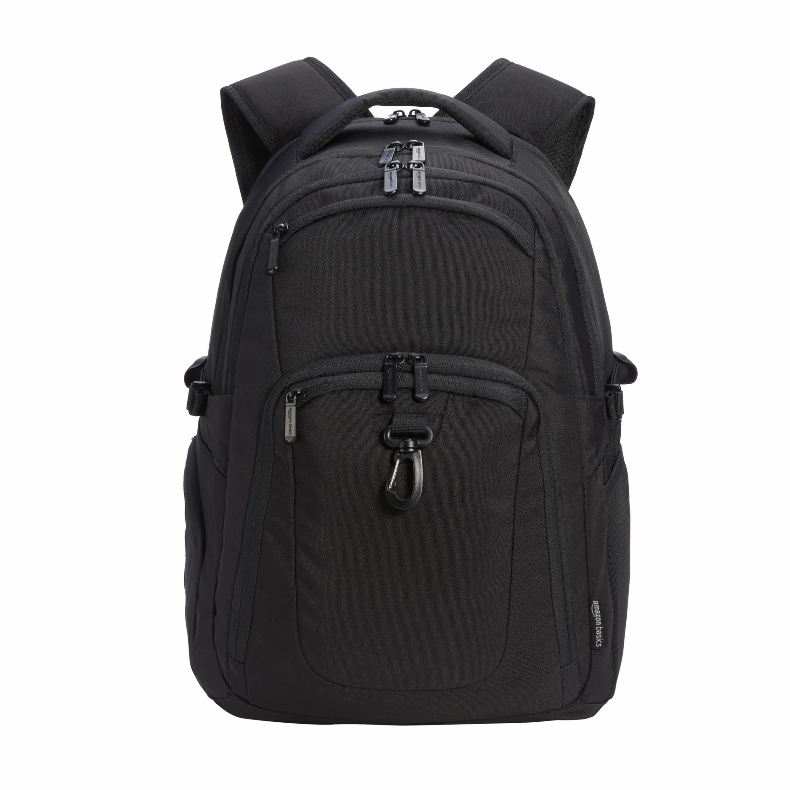 Amazon Basics Plecak na Laptopa, do Laptopów o Przekątnej Ekranu do 17 cali/43,1 cm, Czarny