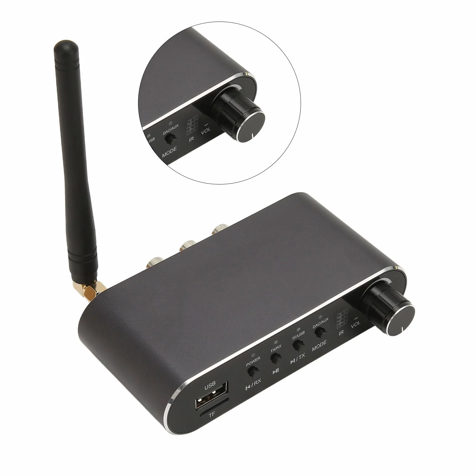 Nadajnik-odbiornik Bluetooth 5.1, Bezprzewodowy Adapter Audio Nadajnik-odbiornik, światłowodowy Koncentryczny Adapter Audio Hi-Fi do Telewizora, Komputera, Domowego Zestawu