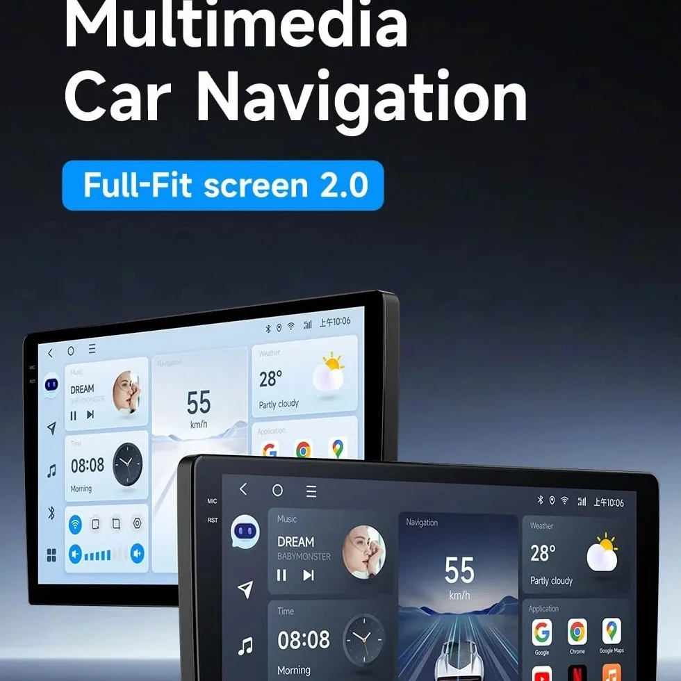 Ekran Apple Car Play I Android Auto dla Volkswagen Touareg I 1 GP 2002-2010 Odbiorniki Car Audio, Wyświetlacz Hd, Przenośna Nawigacja Na Żywo, Odtwarzacz Muzyki I, 8 Rdzeń 4G+64G