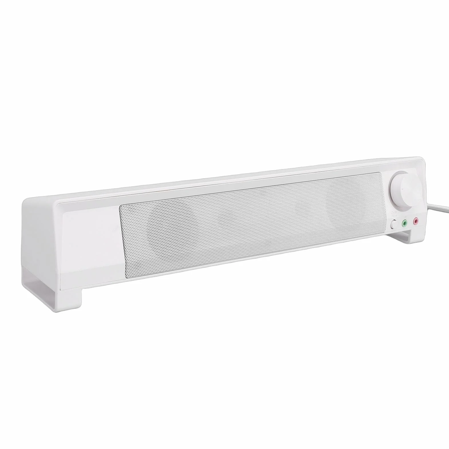 Dilwe Soundbar do Komputera, materiał ABS, Czysty Dźwięk z Basem, Wejście USB do Komputera Stacjonarnego i Gier