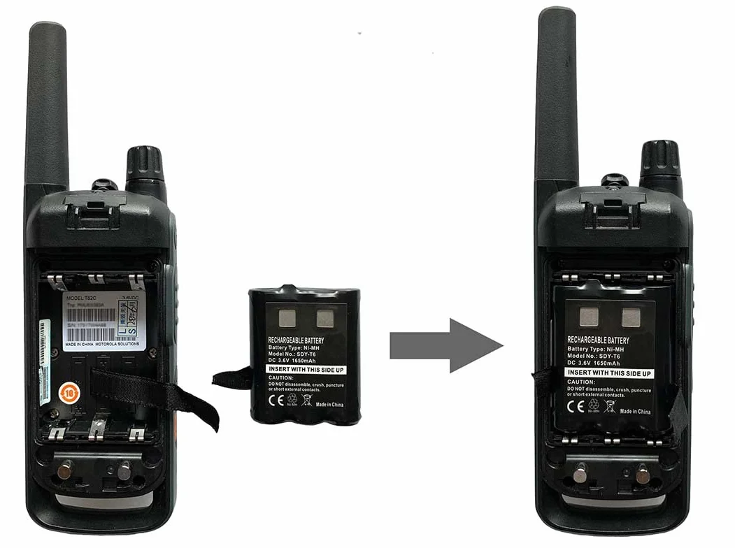 2 x 1650 mAh 3,6 V akumulatory PMNN4477AR 1532 do Motorola PMR446 krótkofalówka Walkie Talkabout TLKR T92 H2O T82 Extreme T62 T605 H2O T800 AA bateria