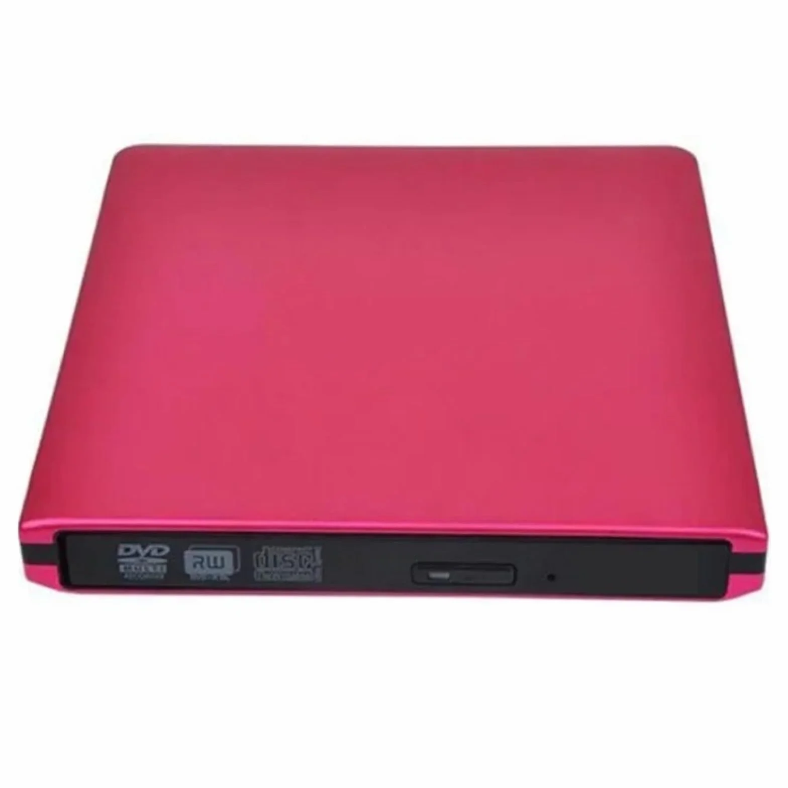 Nagrywarka Blu-Ray UHD 4K USB3.0 Zewnętrzna Nagrywarka Optyczna DVD RE/ROM Odtwarzacze Blu-Ray 3D Writer Reader Kompaktowy łatwy W UżYciu(Red)