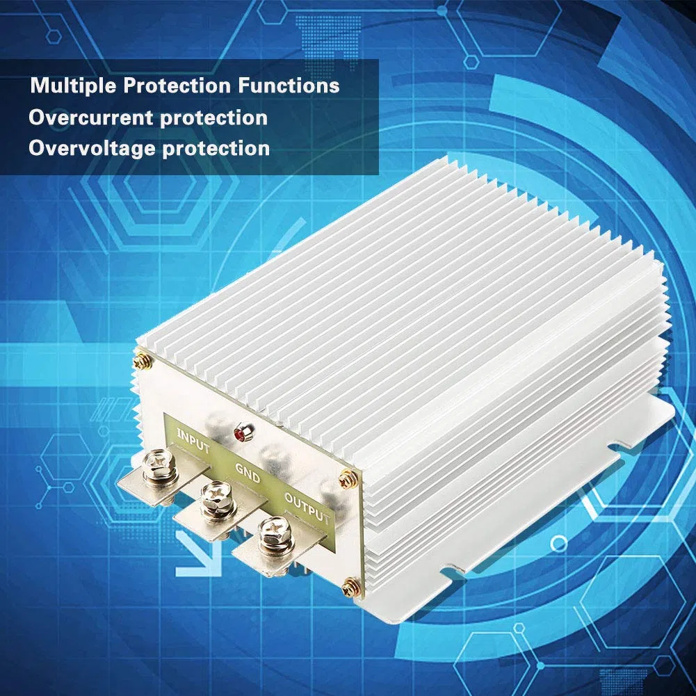 Przetwornica zasilacz 600 W, 24 V do 12 V, 50 A, nieizolowany, regulowany DC, wysokowydajny moduł regulatora redukcji napięcia
