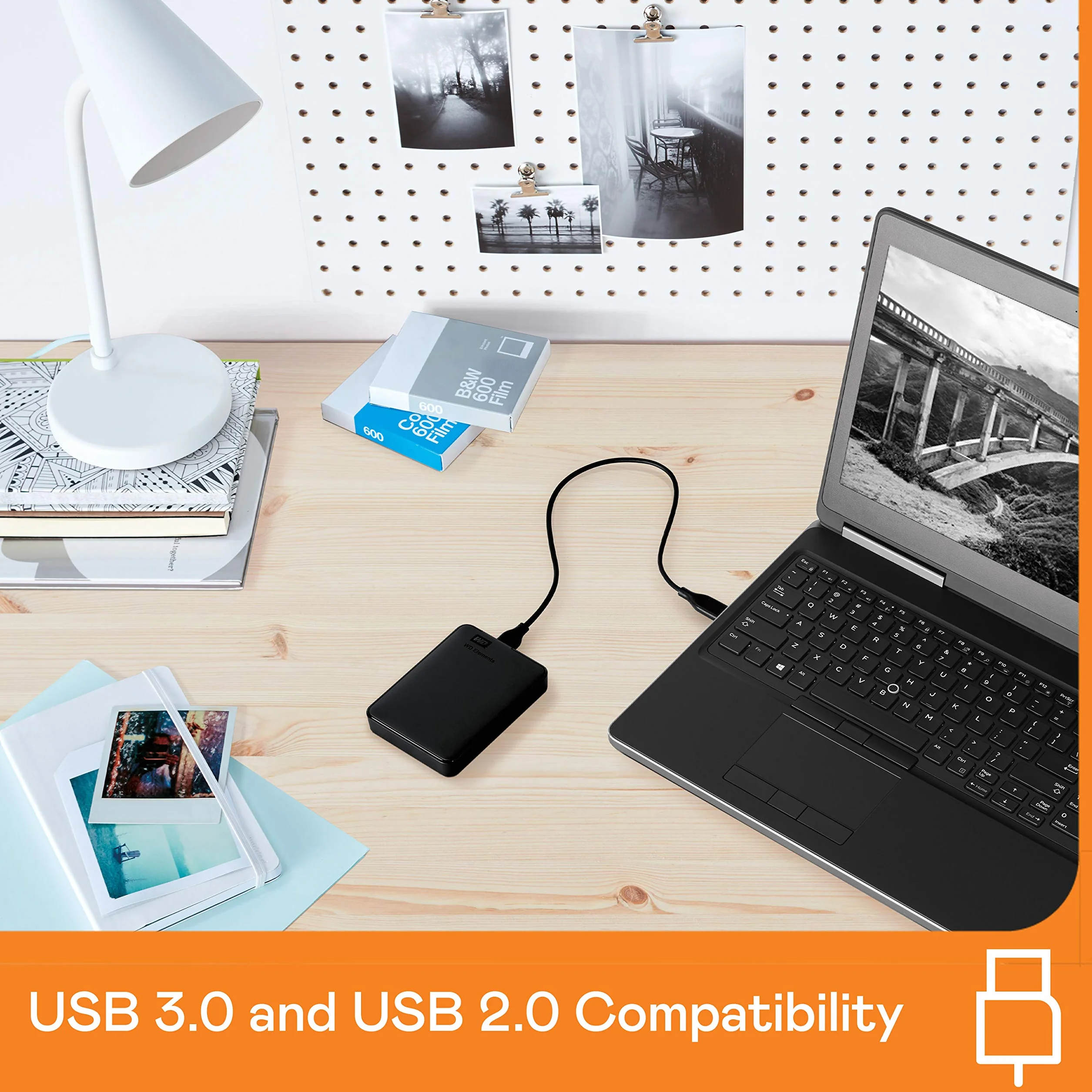WD 5TB Elements Portable External Hard Drive, USB 3.0 - WDBU6Y0050BBK-WESN (Renewed)