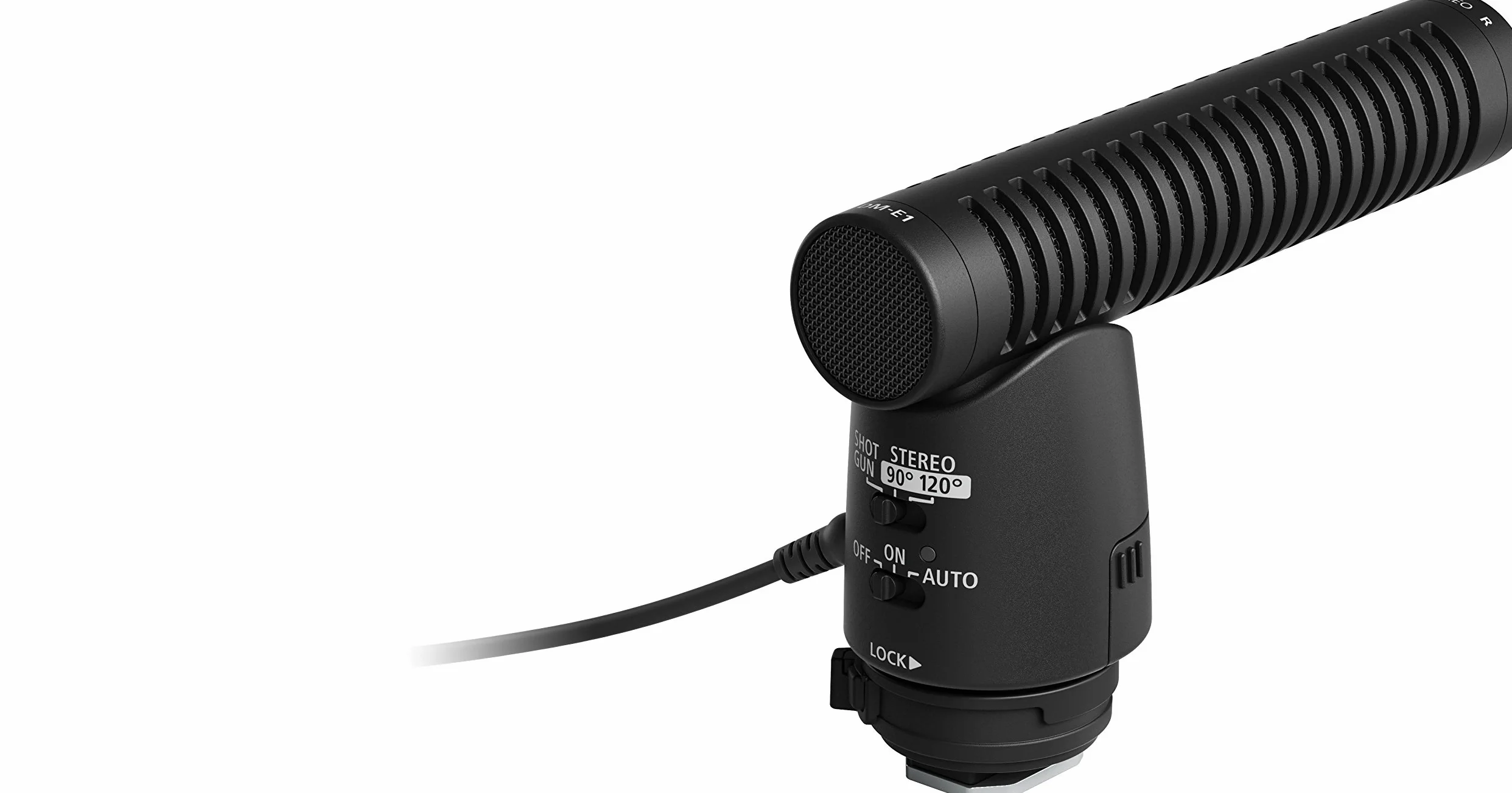 Canon DM-E1 zewnętrzny mikrofon kierunkowy stereo (z szerokim zakresem częstotliwości, wysoka czułość, odpowiedni do kamer EOS)