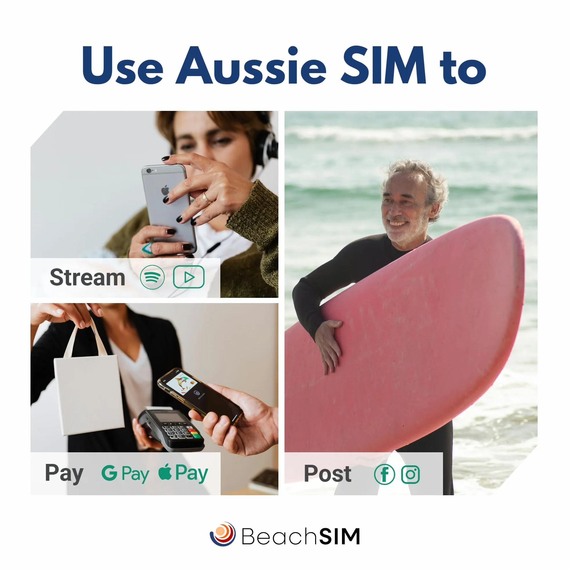 Karta SIM Australia. 12 GB danych przy prędkościach 4G/5G. Sieć Optus. Darmowy roaming w nowej wersji. Karta SIM z danymi przedpłaconymi. Szybka aktywacja. Ważna przez 30 dni.
