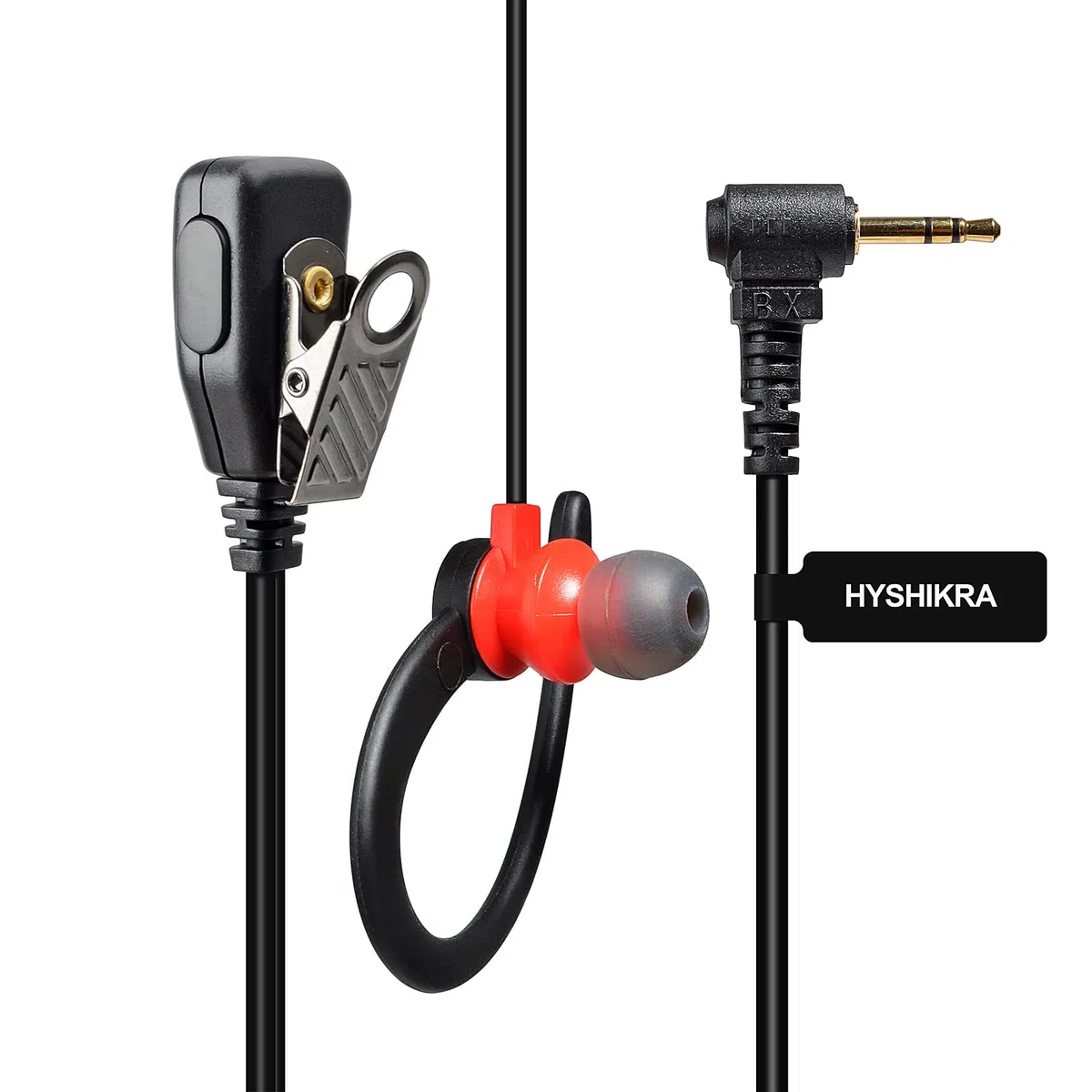 Zestaw słuchawkowy do radia bezpieczeństwa kompatybilny z Motorola TLKR-T60 T80 T82 T-92 H2O T80 Extreme T82 Extreme Walkie Talkie, lekki, w kształcie litery G z mikrofonem