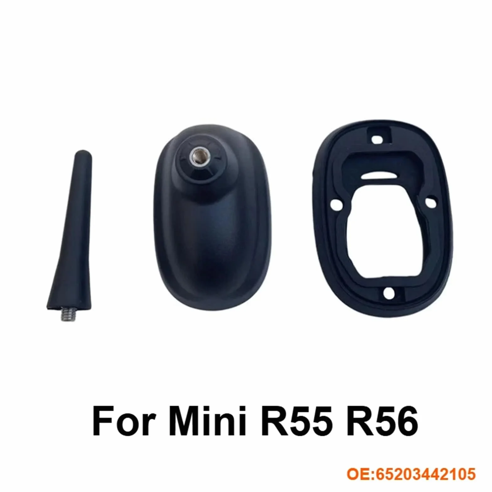 Pasuje do Mini Cooper R55 R56 65203442105 Akcesoria samochodowe Antena radiowa Podstawa anteny Uszczelka gumowa Pierścień uszczelniający antena radiowa samochodowa(1PC Lid)