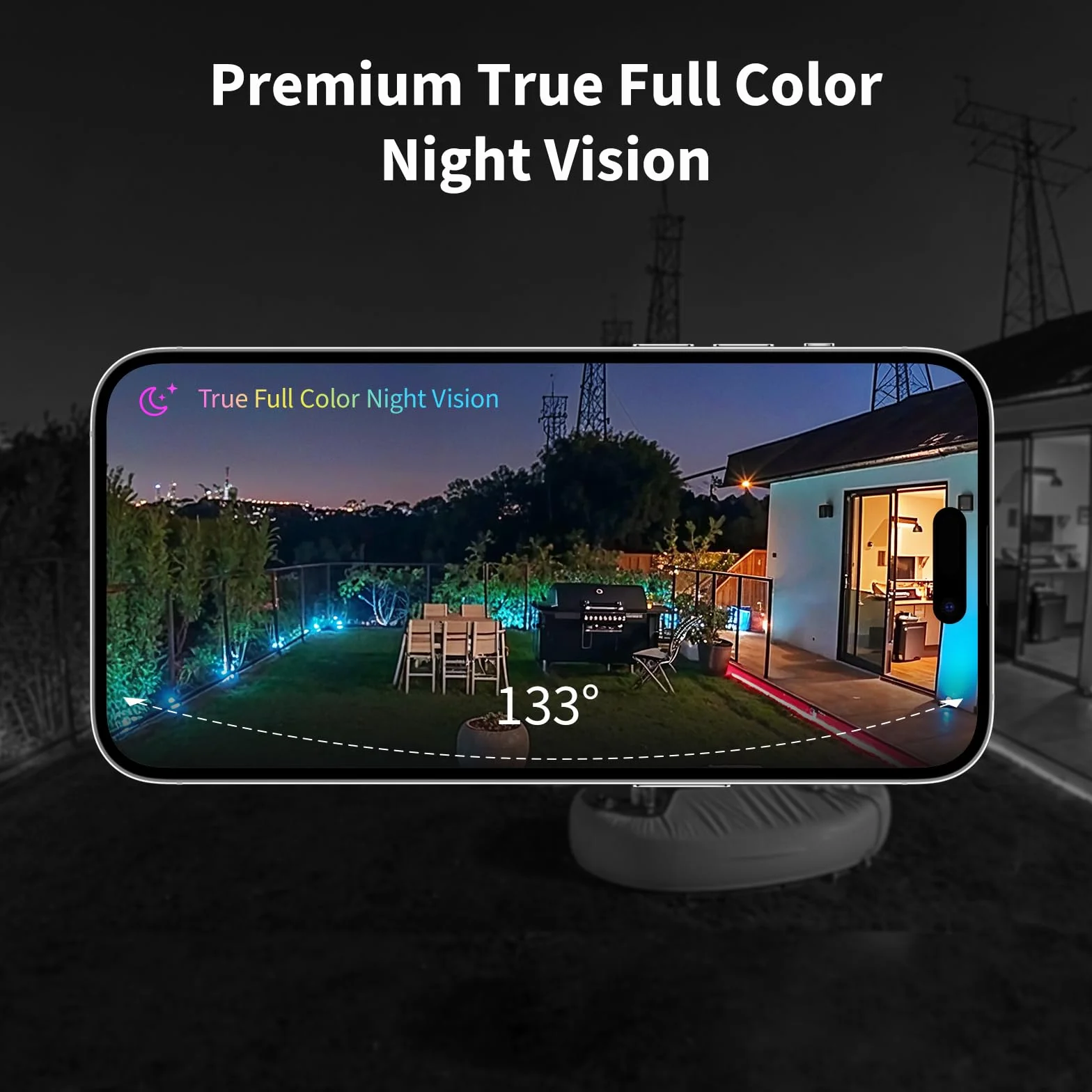 Aqara 4MP Kamera G5 Pro PoE, Zewnętrzna Kamera Bezpieczeństwa z Funkcją Noktowizorem z Prawdziwymi Kolorami, Bezpieczne Wideo HomeKit, Wykrywanie Lokalne, Thread/Zigbee, Obsługa Alexa, Google (Szary)