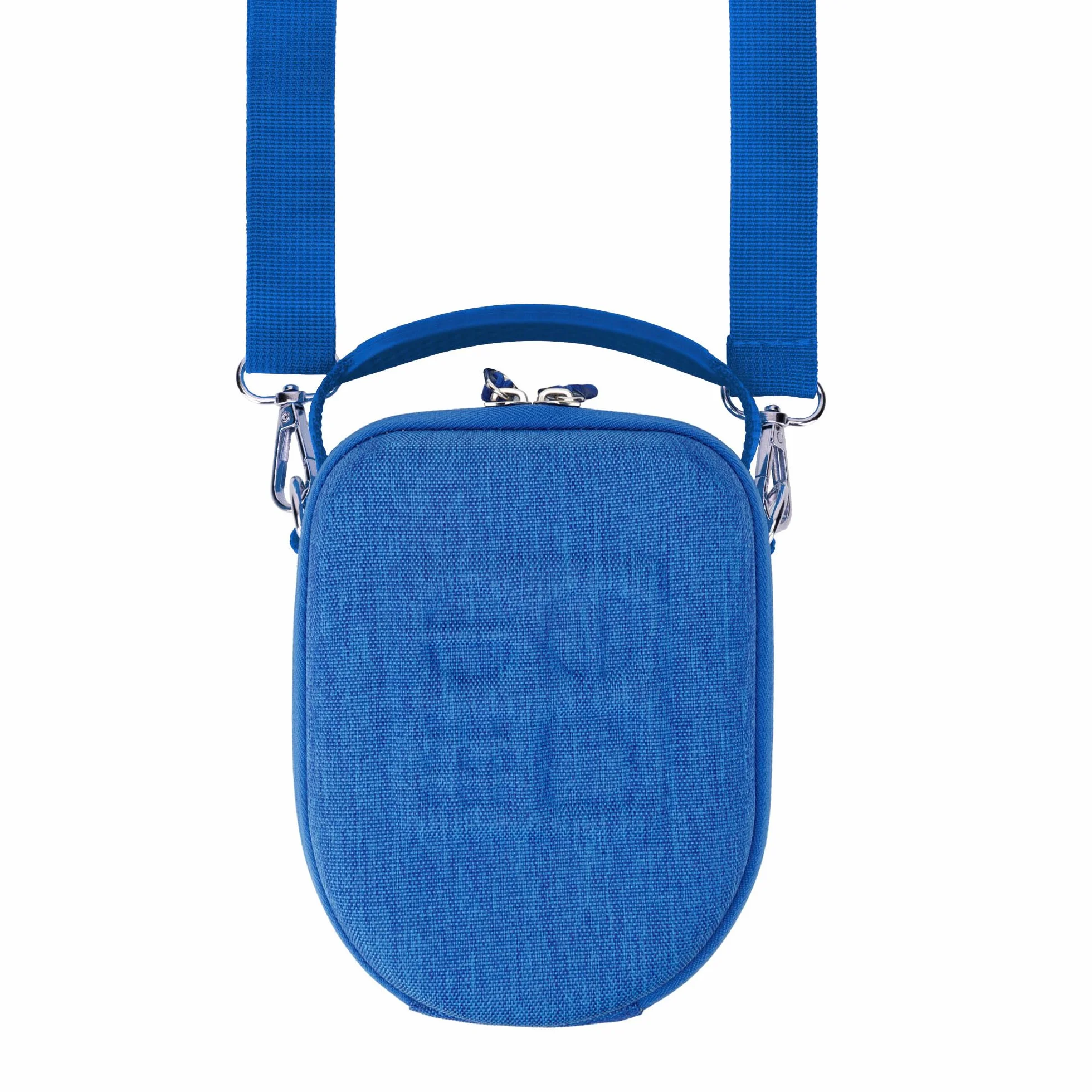 PROfezzion Małe etui podróżne do Yoto Mini, twarda torba do przechowywania EVA Premium z dedykowaną kieszenią na AirTag, dla dzieci, odtwarzacz muzyczny, etui z uchwytem, paskiem na ramię i 1 uchwytem