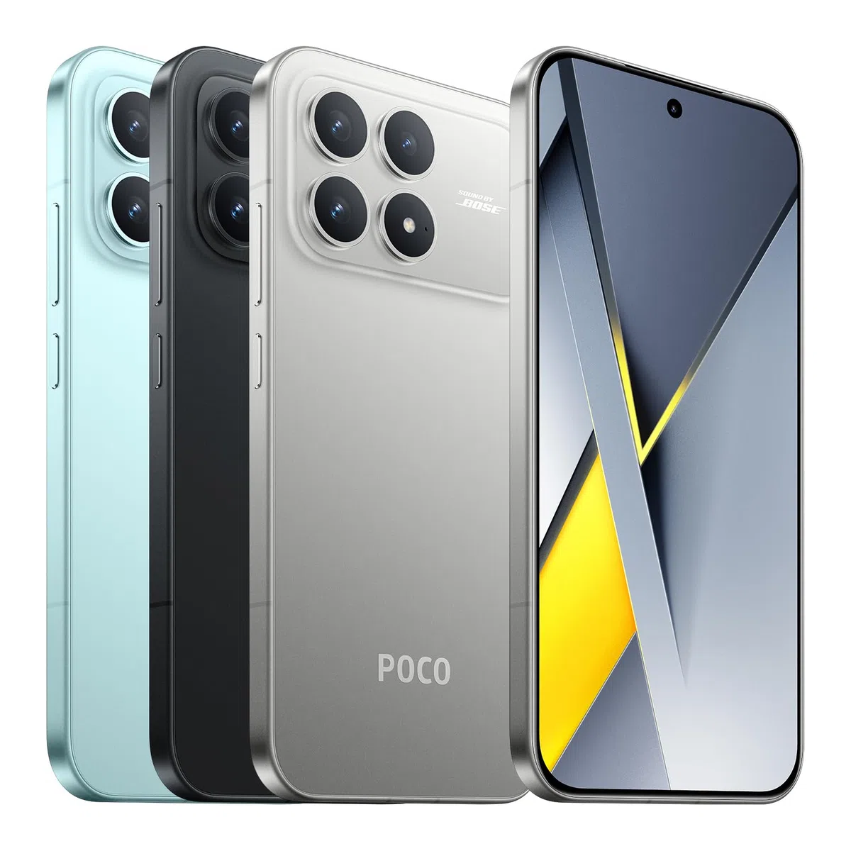 XIAOMI POCO F8 Pro, smartfon 12 + 512 GB, wyświetlacz AMOLED 16.7 cm 120 Hz, potrójny aparat 50 MP, teleobiektyw 60 mm, dźwięk firmy Bose, bateria 6210 mAh (typ), niebieska, ładowarka nie wchodzi w