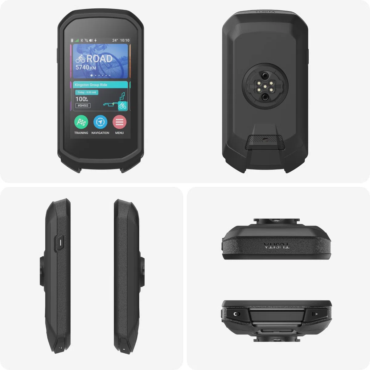 TUSITA Silikonowe Etui Kompatybilny z Garmin Edge 1050 Komputer Rowerowy - GPS Systemu Akcesoria
