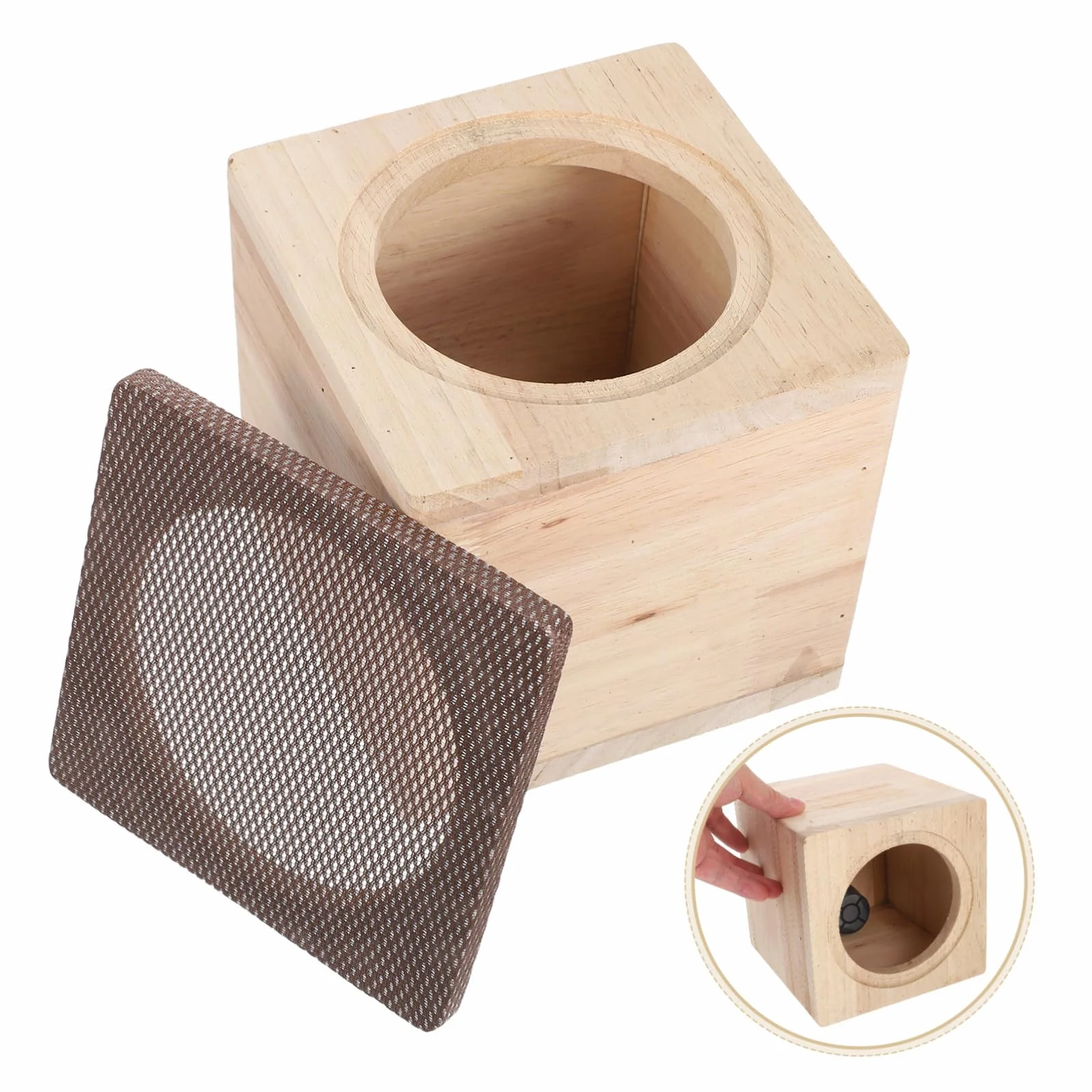 Car Speaker Box Wooden Subwoofer Enclosure for Trucks And Cars Solid Wood Cabinet Enhancing Deep Bass And Low Frequency Sound for Vehicle Audio Systems
