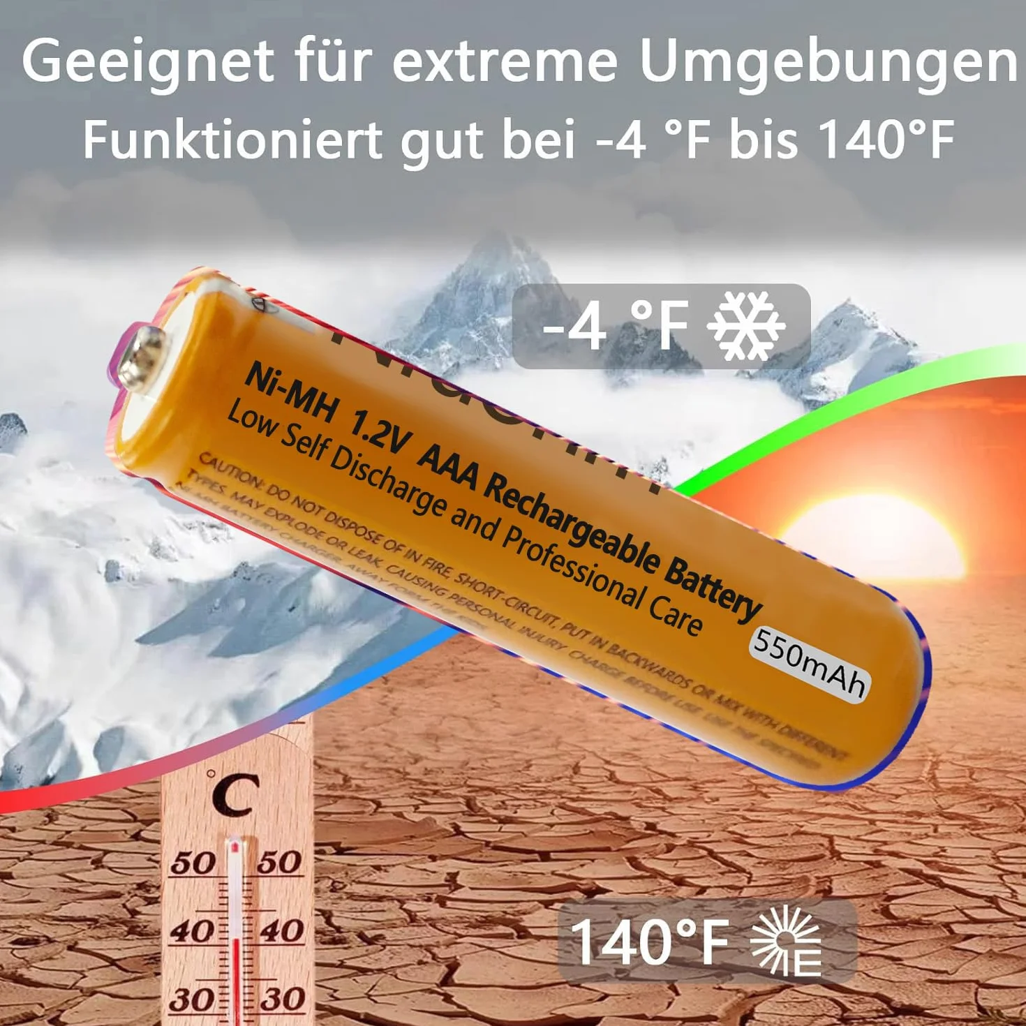 Gigaset Akumulator NI-MH 1.2V 550mAh AAA 4 sztuki baterii wielokrotnego ładowania