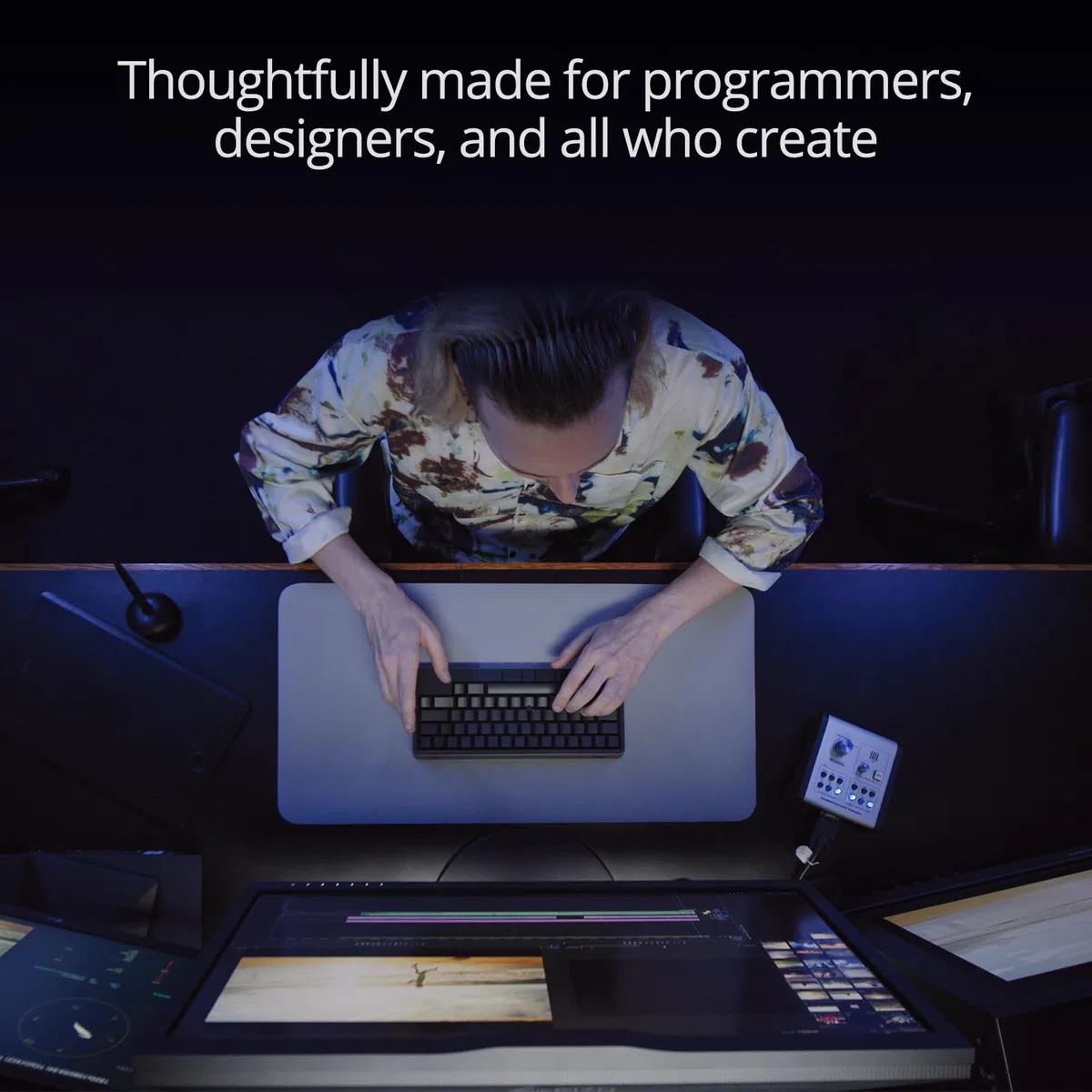 HHKB - Klawiatura Happy Hacking Keyboard Studio (Bezprzewodowa, Bluetooth, Przewodowa, USB-C, Cicha, Mac, Windows, Snow (Czysta biel), Drukowane nakładki klawiszy (CHARCOAL/CZARNY))