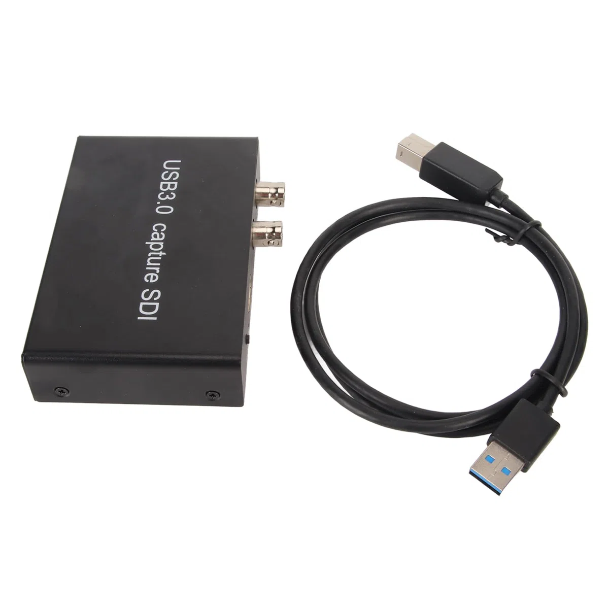 CHICIRIS Karta Przechwytywania Dźwięku Wideo do Strumieniowego Przesyłania Gier 1080P Przy Rozdzielczości 60 Klatek na sekundę, USB 3.0 Plug and Play, dla Użytkowników Twitch, Stop Aluminium