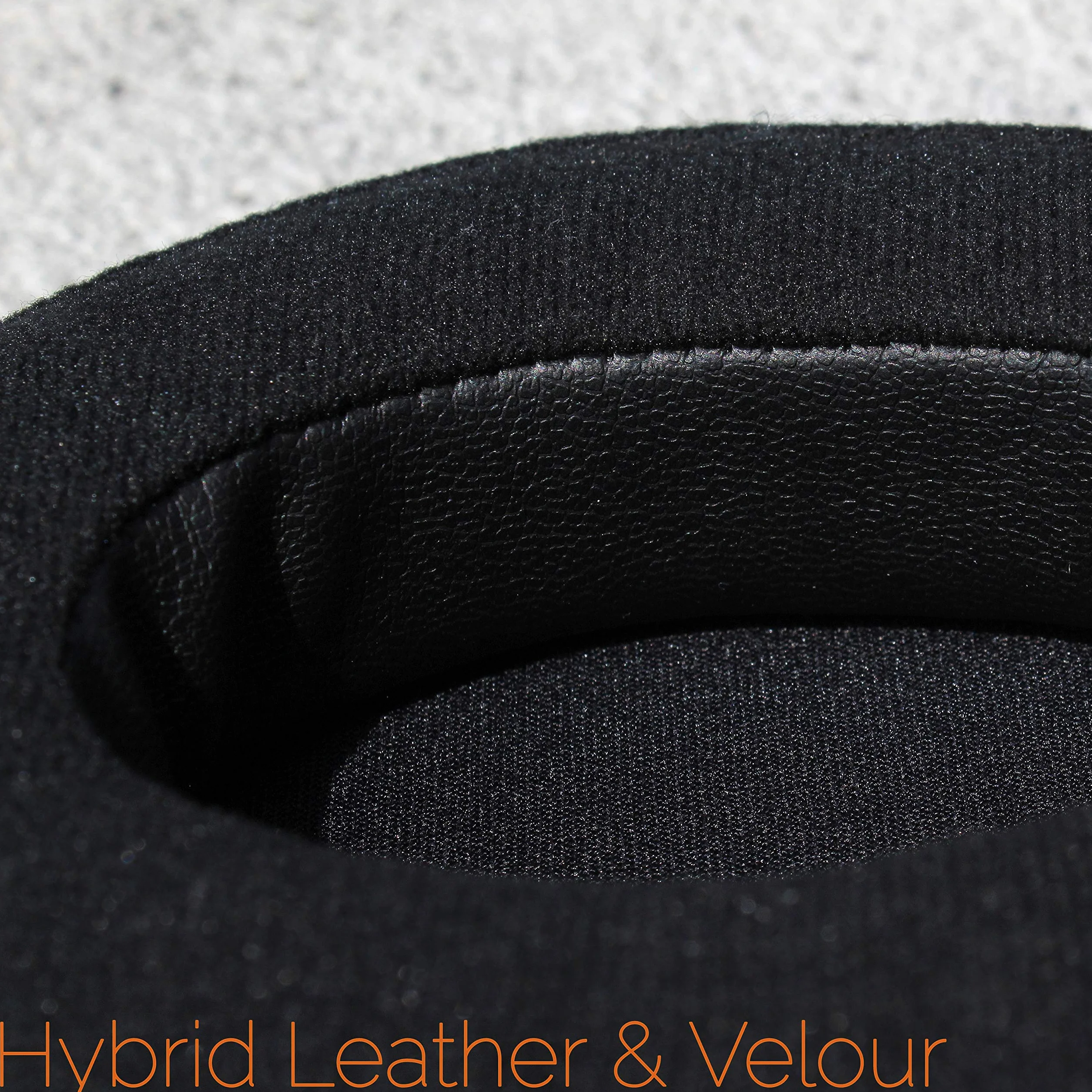 WC PadZ Velour - Ultimate Upgraded Earpads by Wicked Cushions - Kompatybilne z Audio Technica, HyperX, SteelSeries Arctis & More - Extra Thick - Bigger Opening - Softer Memory Foam | (Black)