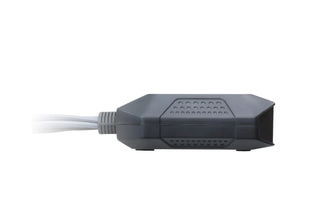 Aten CS22DP DisplayPort przełącznik KVM z Pilotem, Czarny