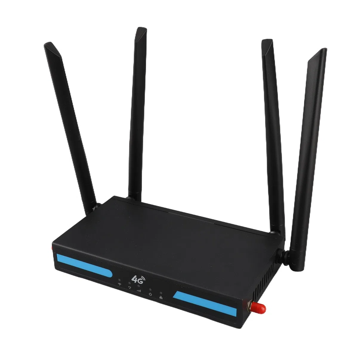 FTVOGUE Router 4G LTE CPE, Odblokowany Router Wi-Fi 4G z Gniazdem Karty SIM, Dwuzakresowa prędkość Bezprzewodowa 300 Mb/s, Anteny o Dużym Wzmocnieniu 6x5dBi do Użytku w Domu i Biurze (Wtyczka UE 220