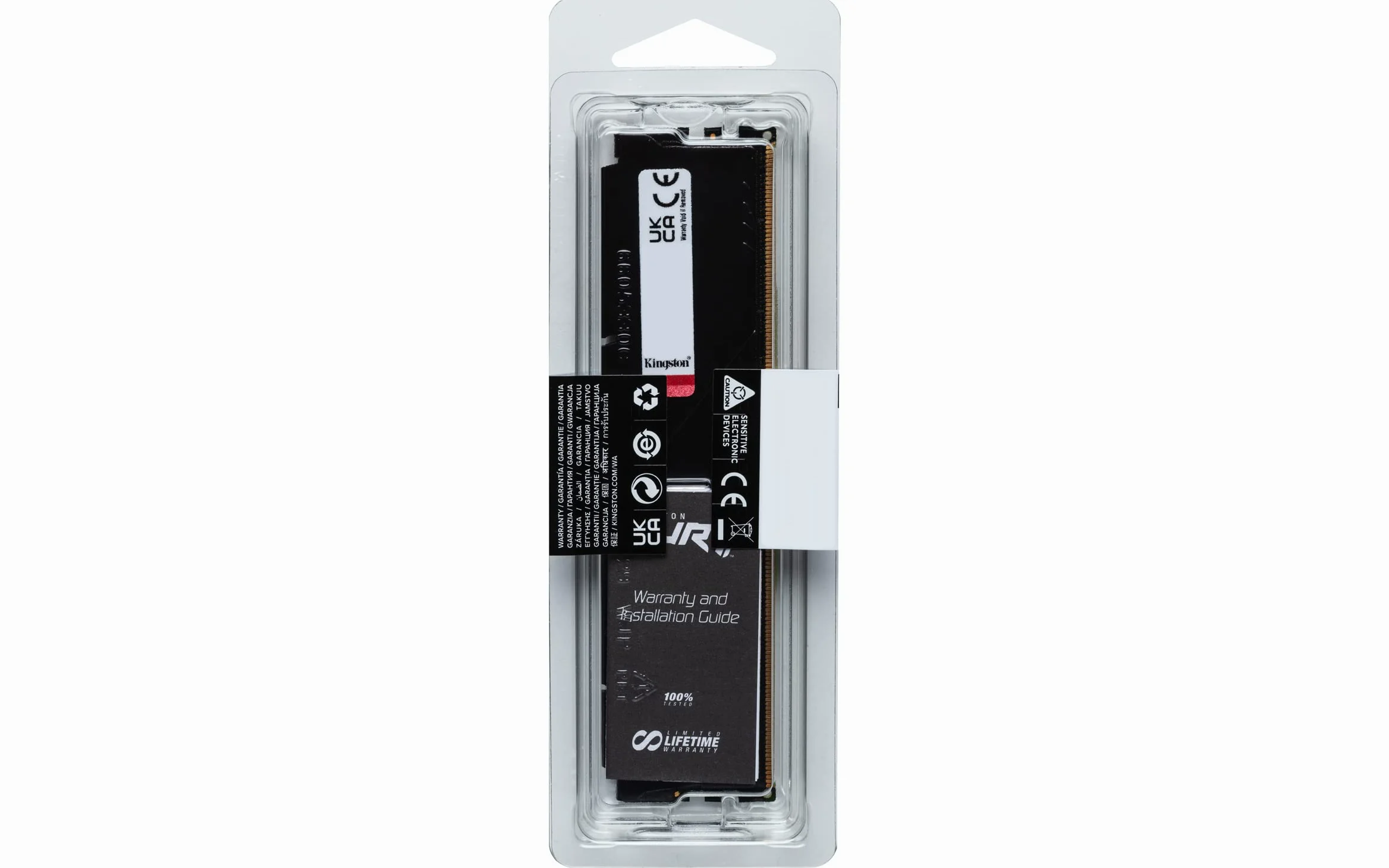 Kingston FURY Beast Black DDR5 8GB 5600MT/s CL40 DIMM Desktop Gaming Memory Pojedynczy moduł Intel XMP - KF556C40BB-8