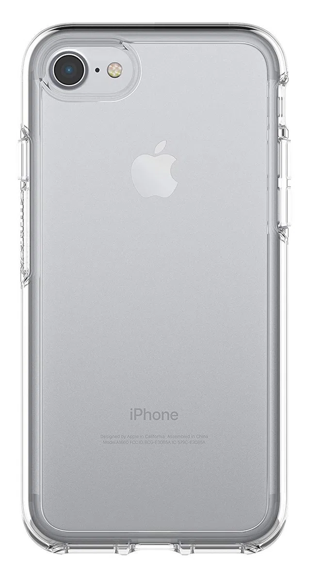 OtterBox Symmetry Clear Etui do iPhone 7/8/SE 2. gen/SE 3. gen, Odporne Na Wstrząsy i Upadki, Potrójnie Przetestowane Zgodnie ze Standardami Wojskowymi, Przezroczyste