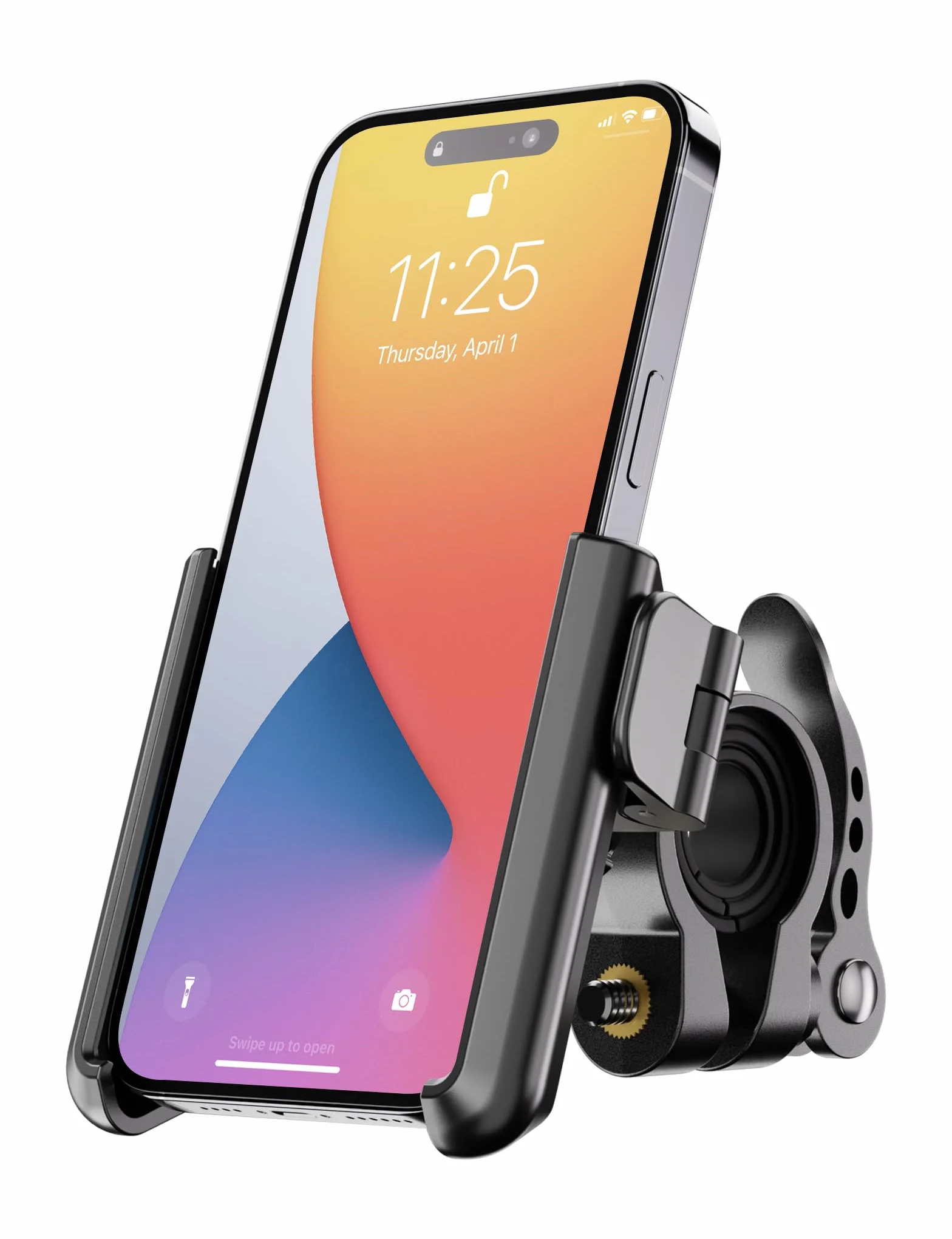 Grefay Uniwersalny Uchwyt na Telefon Rowerowy Motocykla MTB Skutera Szybki Demontaż Obracany o 360 Stopni do Smartfonów o Przekątnej 3,5-7,0 Cala