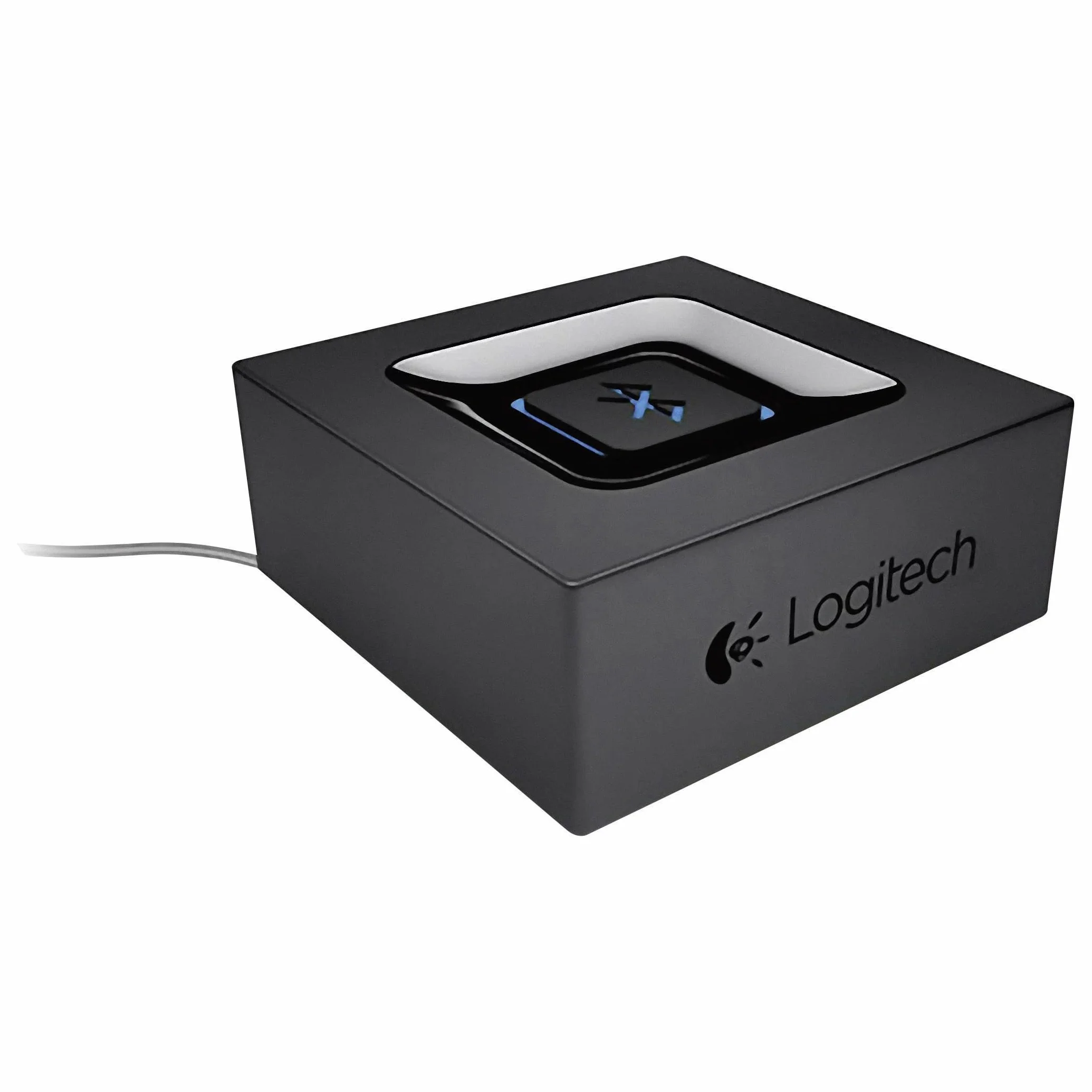 Logitech Bezprzewodowy odbiornik audio Bluetooth, wielopunktowy Bluetooth, wejście 3,5mm i RCA, przycisk parowania, zasięg 15m, wtyczka EU, PC/Mac/tablet/telefon komórkowy/odbiornik TV - Czarny