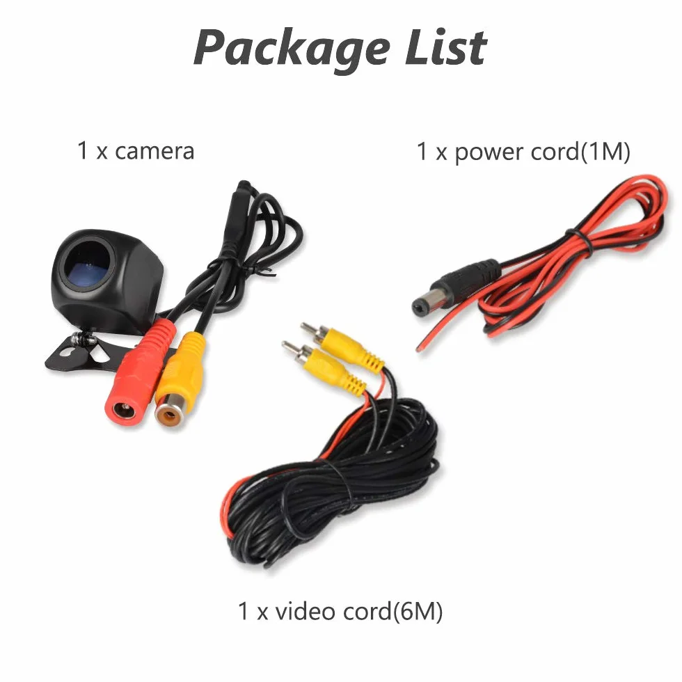 Kamera cofania, 160° HD Night Vision Lusterko Mini rejestrator jazdy monitorem, bezprzewodowa kopia zapasowa do samochodu