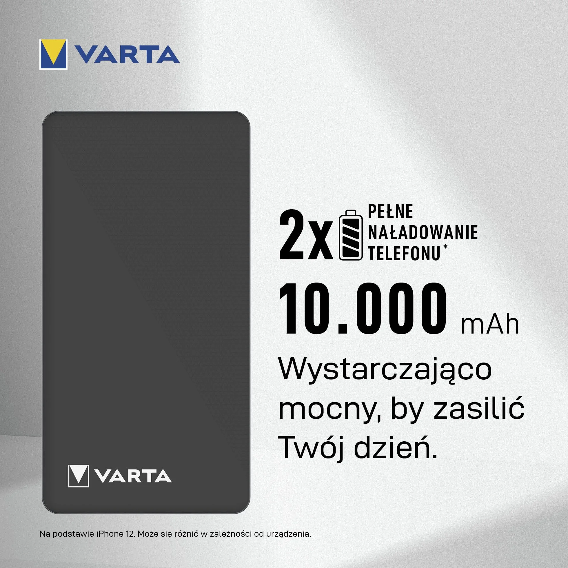 VARTA Power Bank 10000mAh z 3 portami USB A i USB C