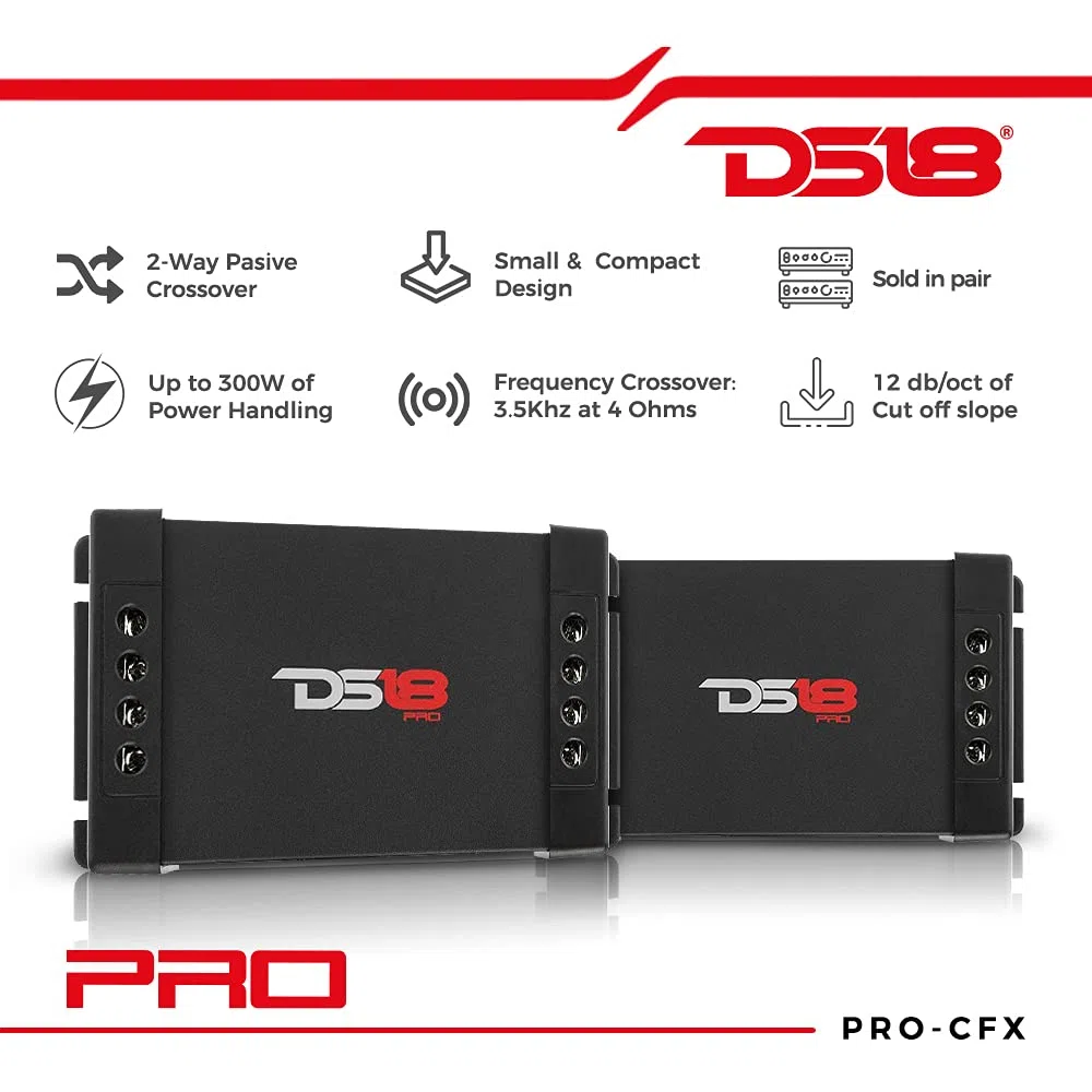 DS18 12 V Cross Overs Car Audio Średniego Zasięgu Głośnik wysokotonowy