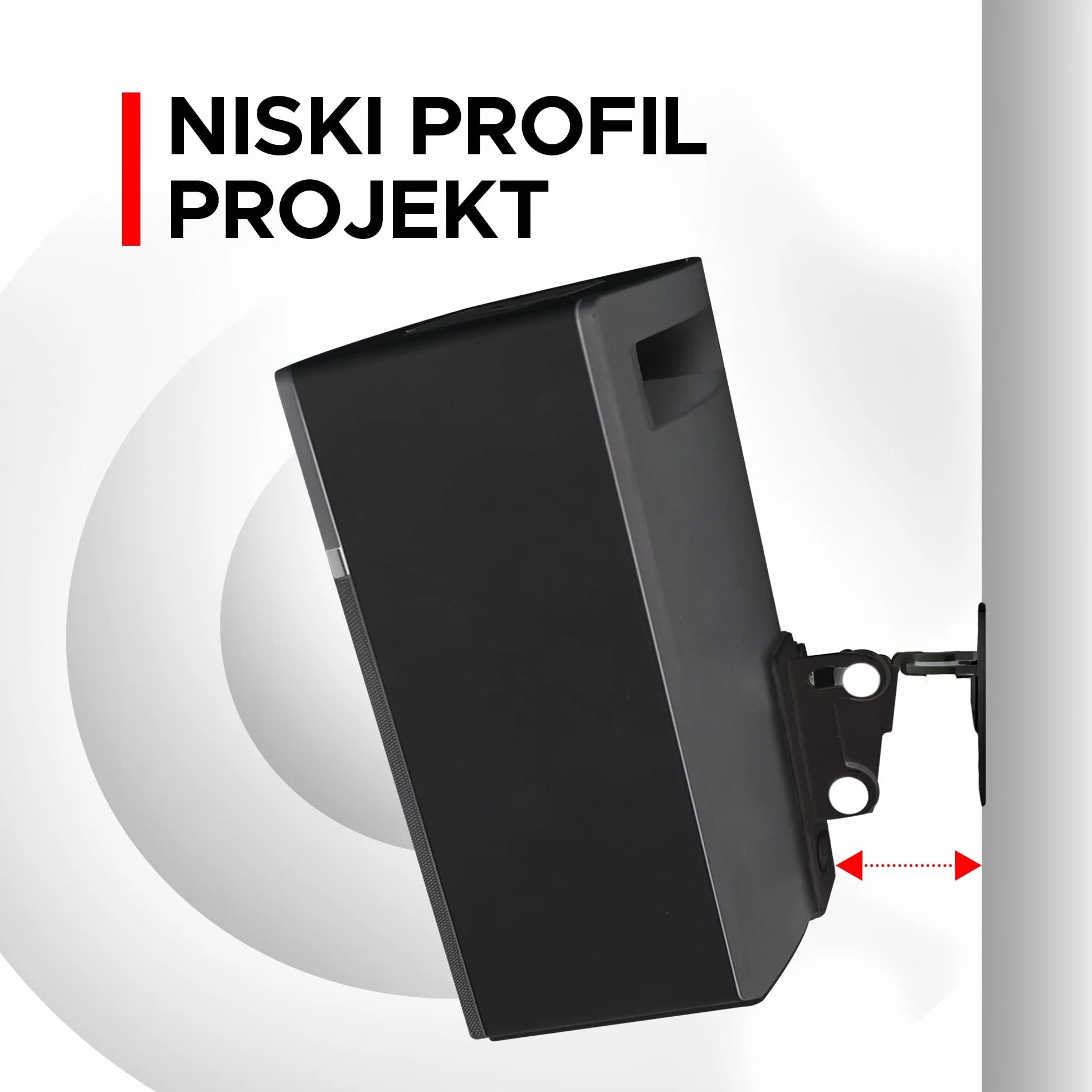 Sound Bass Soundtouch 10 Zestaw do Montażu Ściennego do Bose Sound Touch 10, Czarny, Kompletny z Akcesoriami Montażowymi, Zaprojektowany w Wielkiej Brytanii przez Soundbass