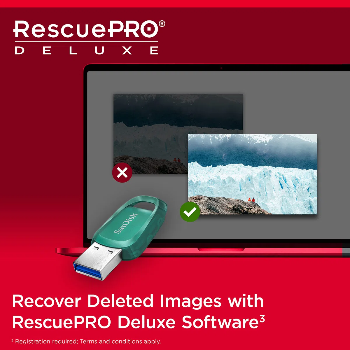 SanDisk Ultra Eco USB 3.2 pamięć flash 256 GB (prędkość odczytu do 100 MB/s, RescuePRO Deluxe, 5 lat)