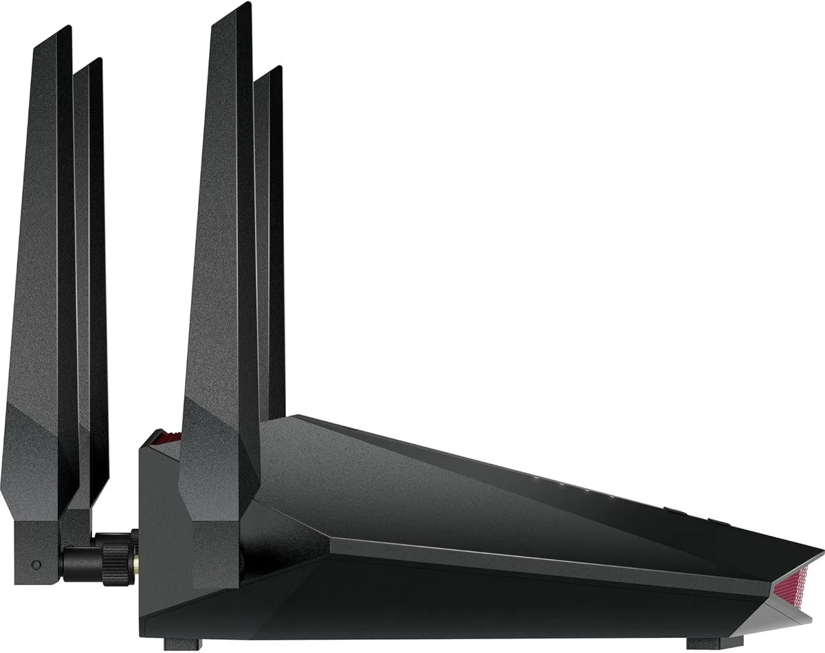 Netgear Nighthawk Pro Gaming 6-Stream WiFi 6 router, XR1000, prędkość bezprzewodowa AX5400, do 5,4 Gb/s, DumaOS 3.0 optymalizuje połączenia serwera bez opóźnień, kompatybilny z Playstation5