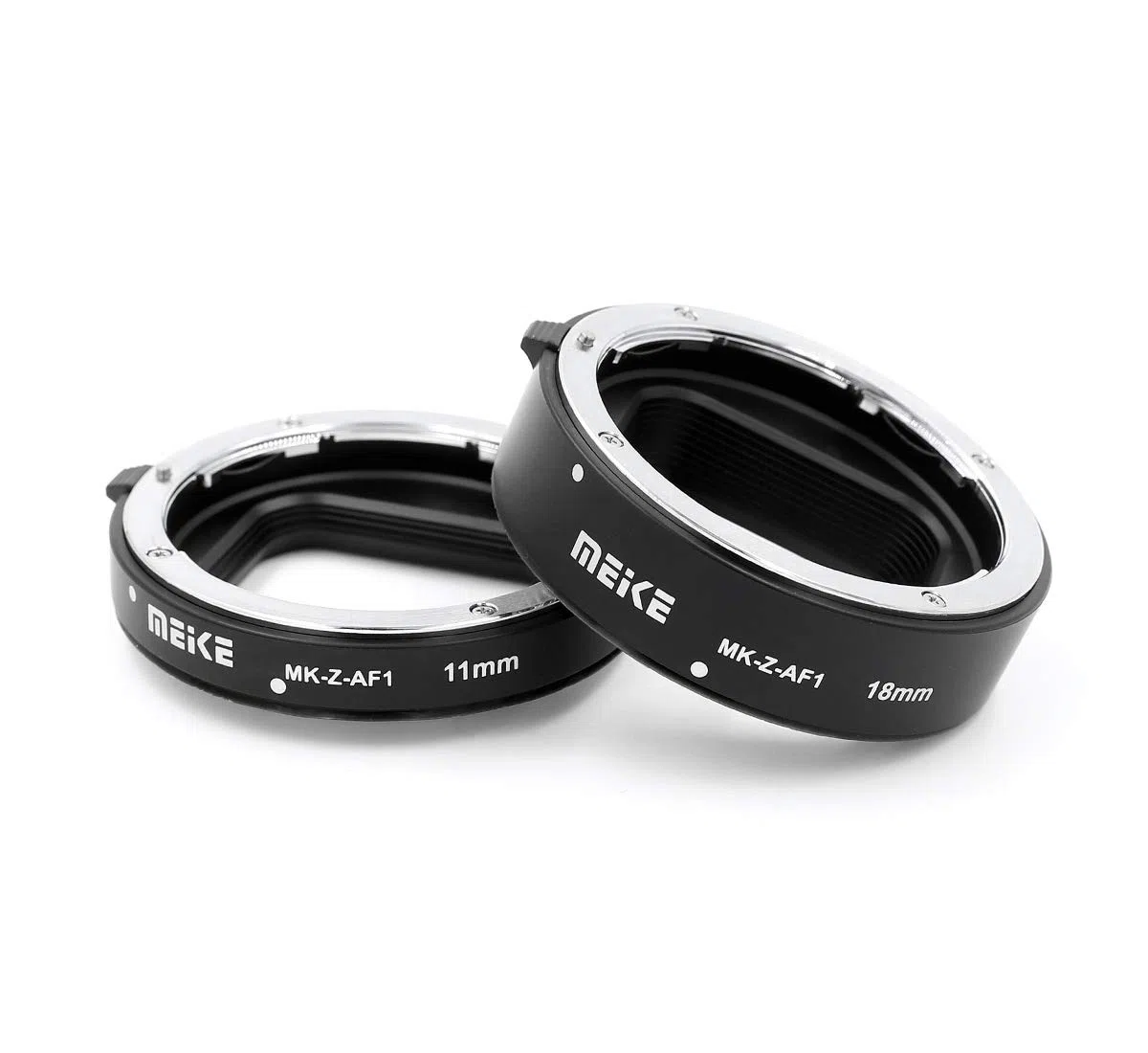 Automatyczne pierścienie pośrednie do makro Meike MK-Z-AF do kamer bazonetowych Nikon Z (Z 6, Z 7, Z 50) zestaw 2 pierścieni (11 mm i 18 mm)