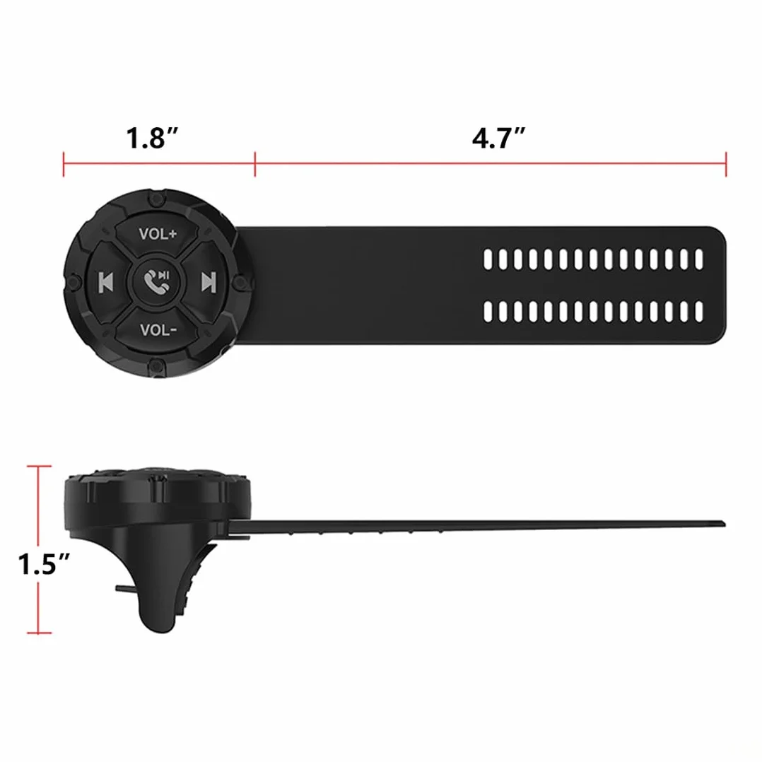 Bezprzewodowy pilot Bluetooth IP67 wodoodporny przycisk multimedialny do telefonu samochodu