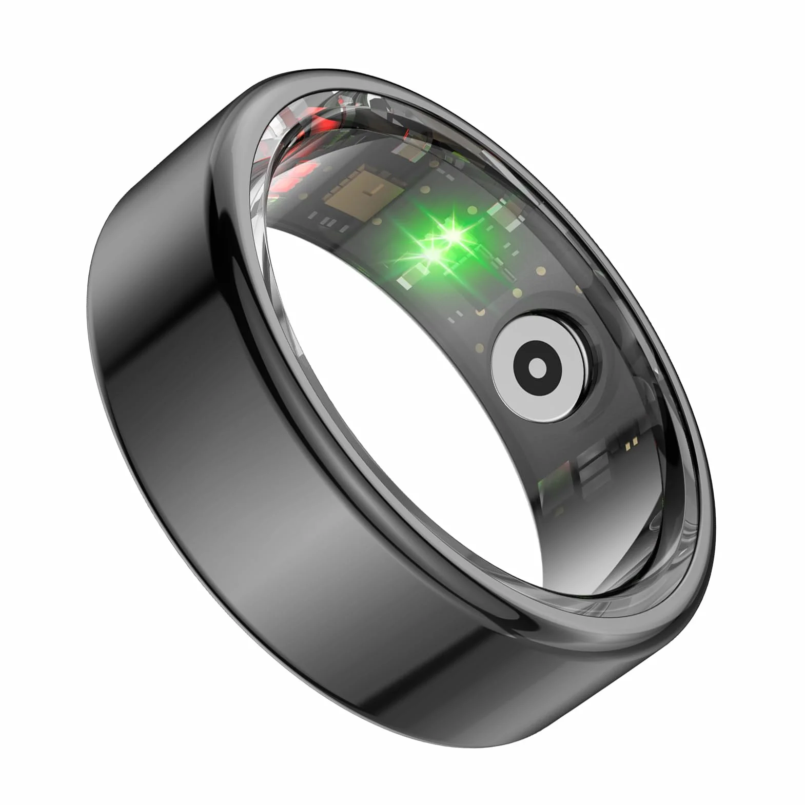 Inteligentny pierścień Fitness Tracker, IP68 Wodoodporny, Poręczny NFC Inteligentny pierścień Śledzenie Snu Monitor Temperatury Ciała Krokomierz Pierścień śledzący Stronę Ebooka