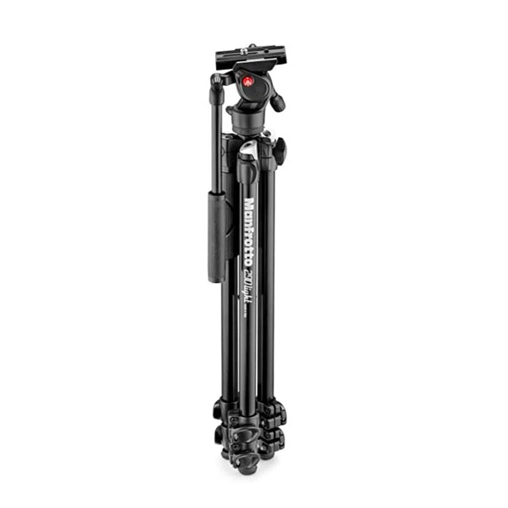 Manfrotto, Aluminiowy statyw MK290LTA3-V z głowicą Befree Live Fluid, czarny, do kamery, aparatu, 2000 g, obciążenie 4 kg