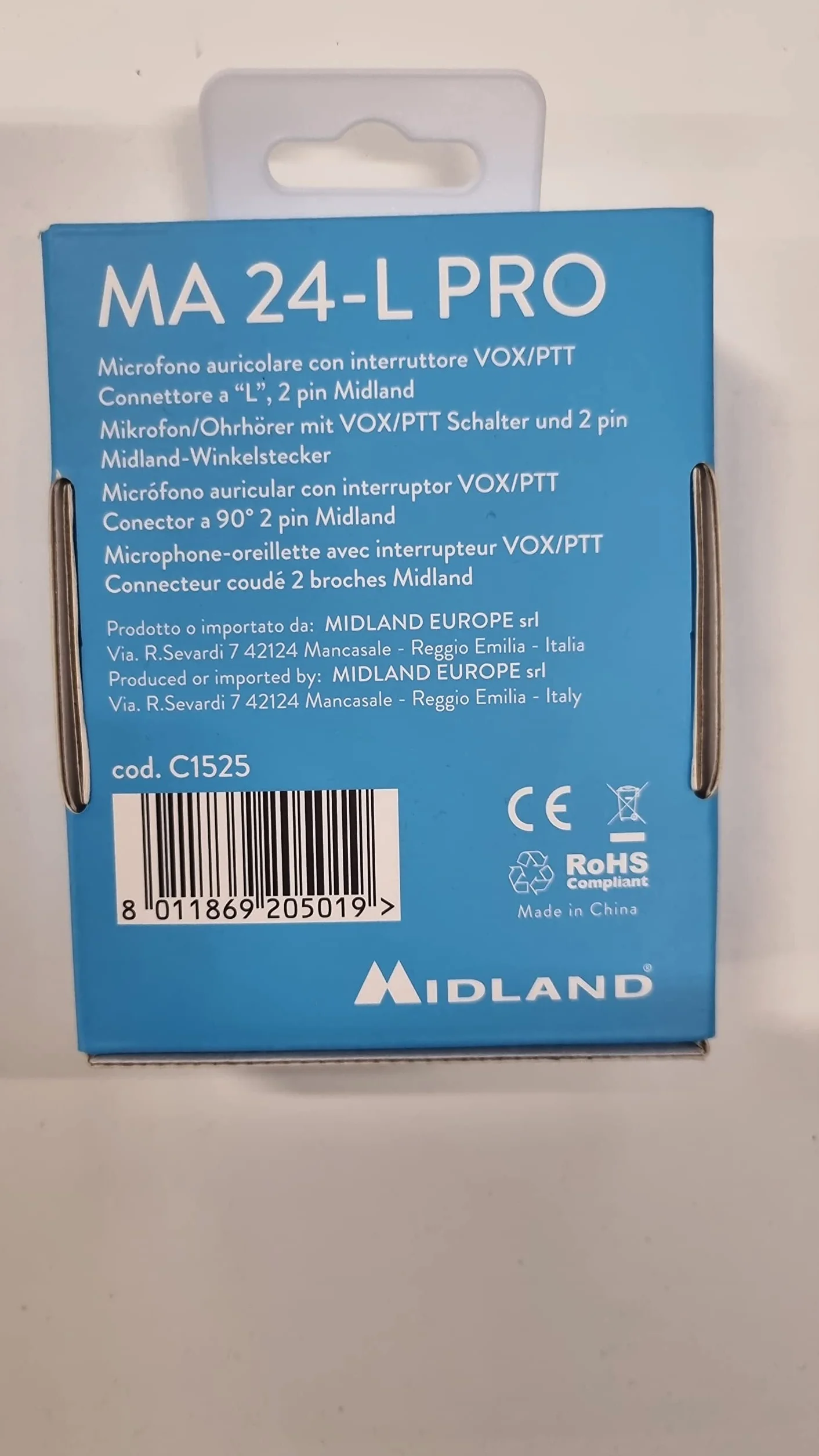 MA24-L PRO Mikrofon VOX PTT