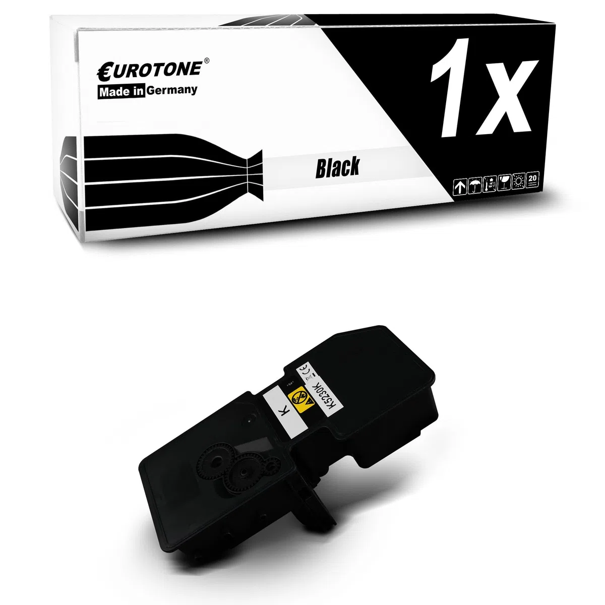 Eurotone Czarny toner kompatybilny jako zamiennik do Utax P-C2566 P-C2650 P-C2655 zastępuje PK5015K