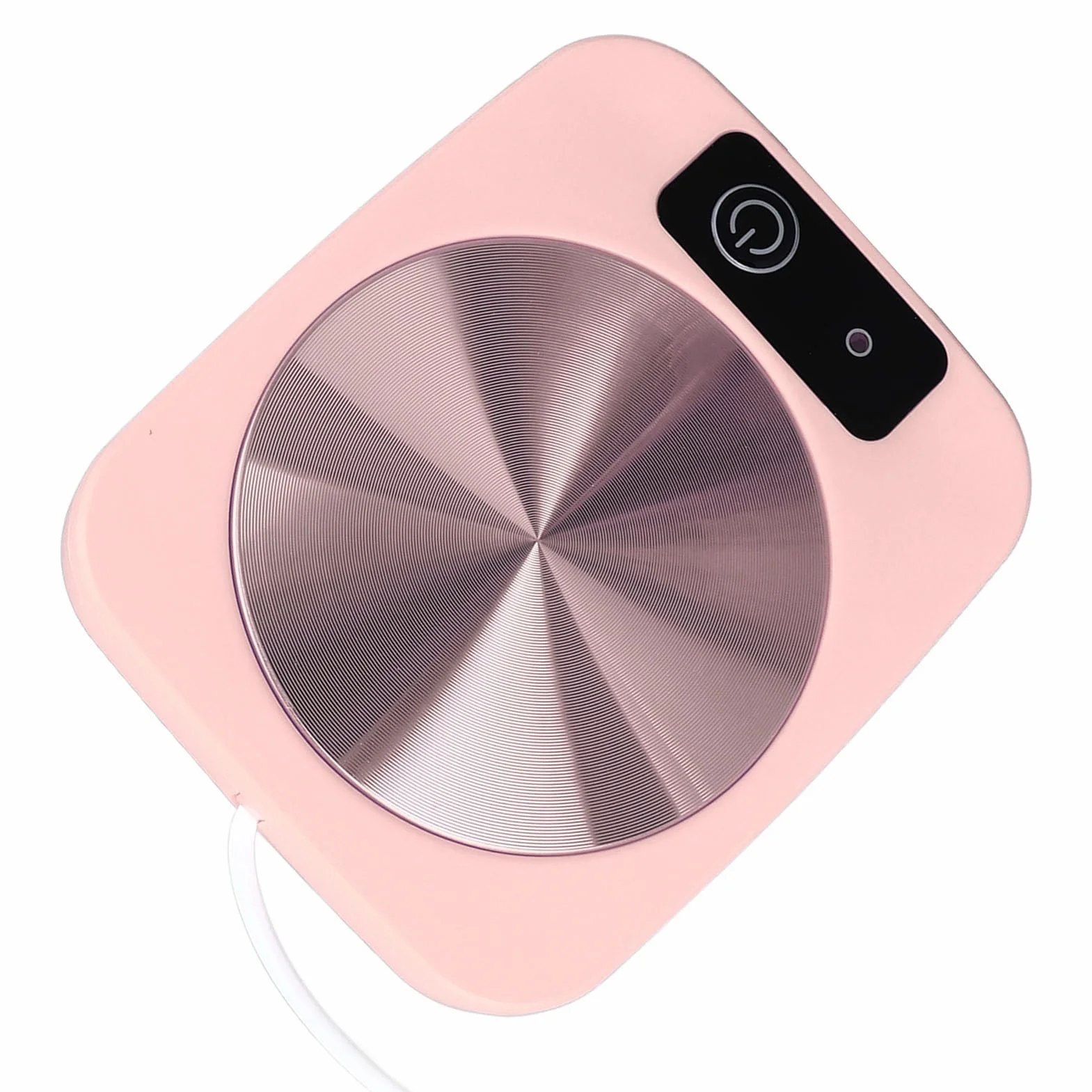 Cryfokt Podgrzewacz do Kawy, Inteligentny, Stała Temperatura, Zasilany Przez USB, Przenośny Podgrzewacz do Filiżanek do Biura, Podróży, Domu, Wodoodporny, Lekki, Kompaktowy, Odpowiedni do Gorących