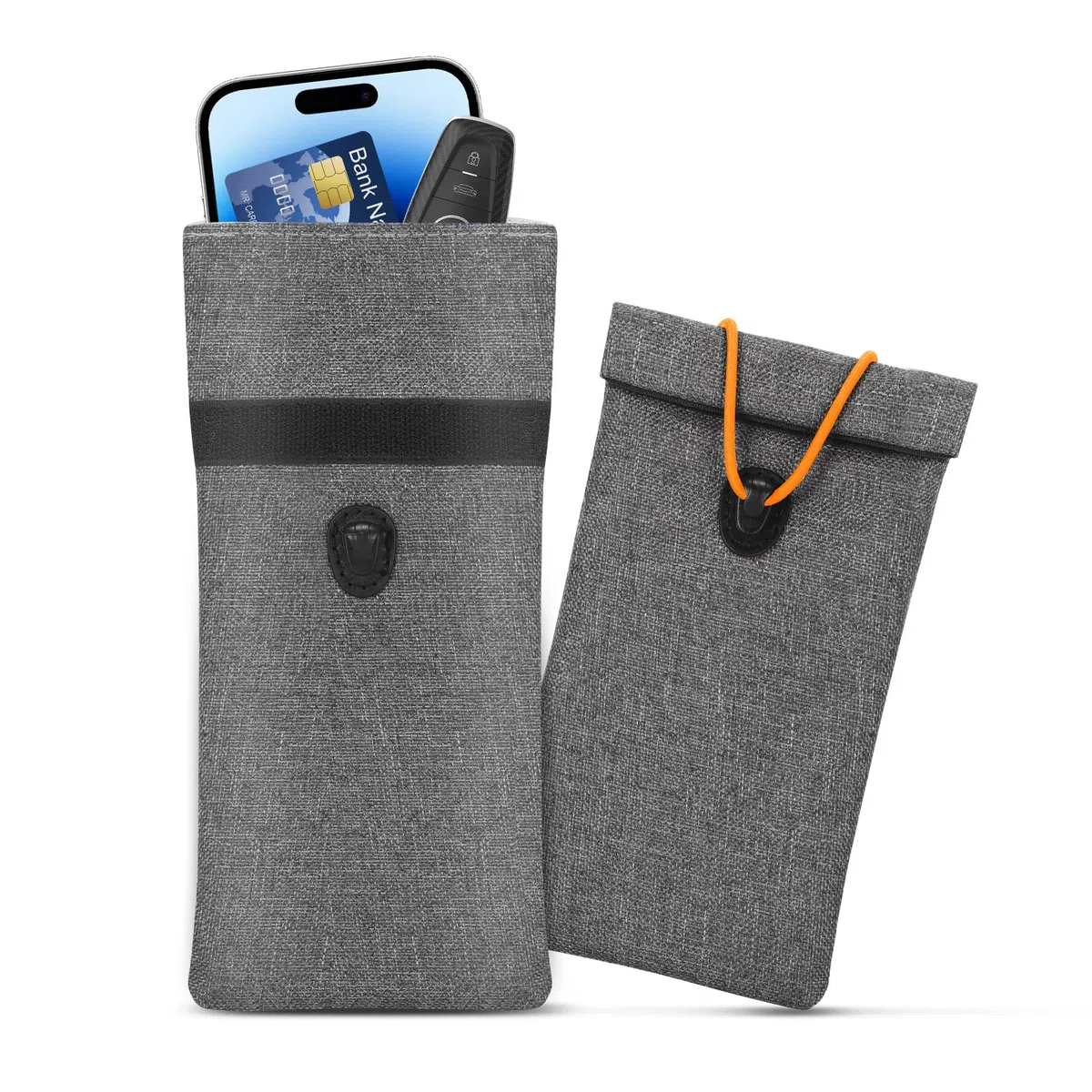 Etui blokujące sygnał RFID, 7,1 x 3,7 cala tkanina Oxford, etui na telefon blokujące sygnał, etui blokujące sygnał kluczyka samochodowego, etui do blokowania sygnału, ochrona przed śledzeniem