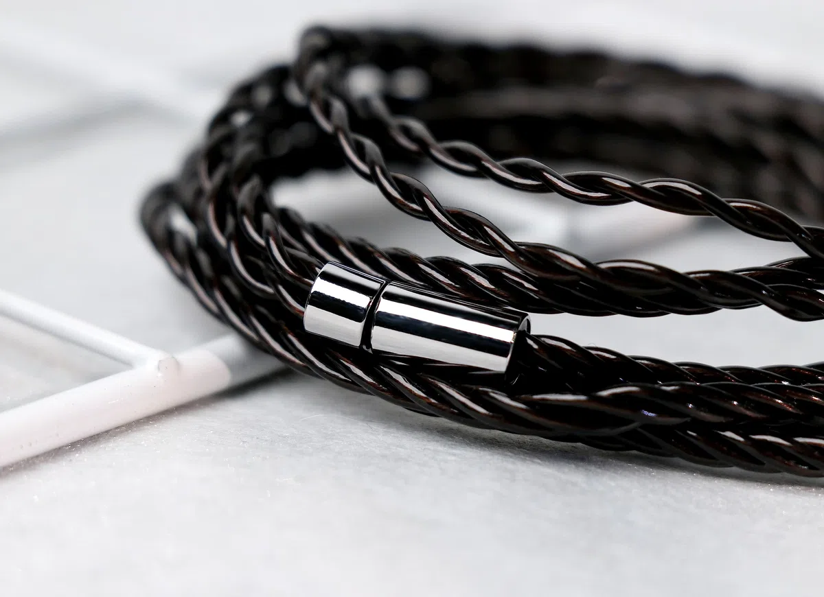 Linsoul Tripowin Mirage Kabel IEM, 30AWG OCC 4N HiFi IEM, ulepszony kabel zamienny, z gniazdem audio 3,5 mm do monitora dousznego, audiofilskiego muzyka (wpuszczany 2-pinowy)