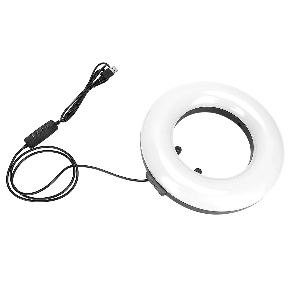 Lampa pierścieniowa Światło wypełniające LED Możliwość przyciemniania Regulowana jasność 3 tryby 10 poziomów Naturalne oświetlenie bez cieni do transmisji na żywo Makijaż Wideo