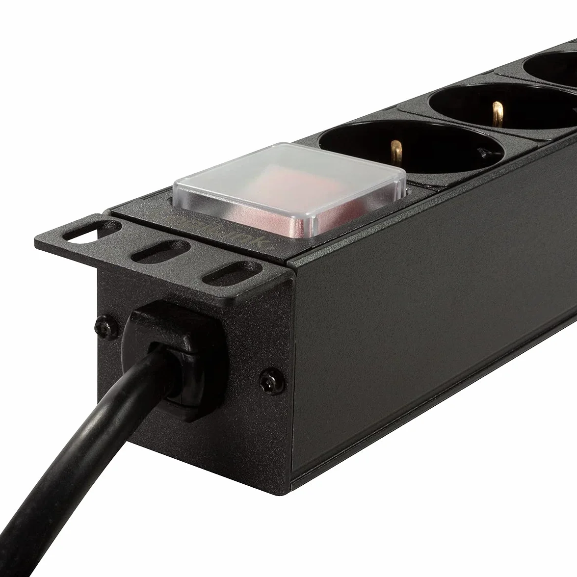 LogiLink PDU9C02 rozdzielacz zasilania PDU 9 x gniazdo sieciowe, PDU9C02 (jednostka PDU 9 x gniazdo sieciowe czarny)