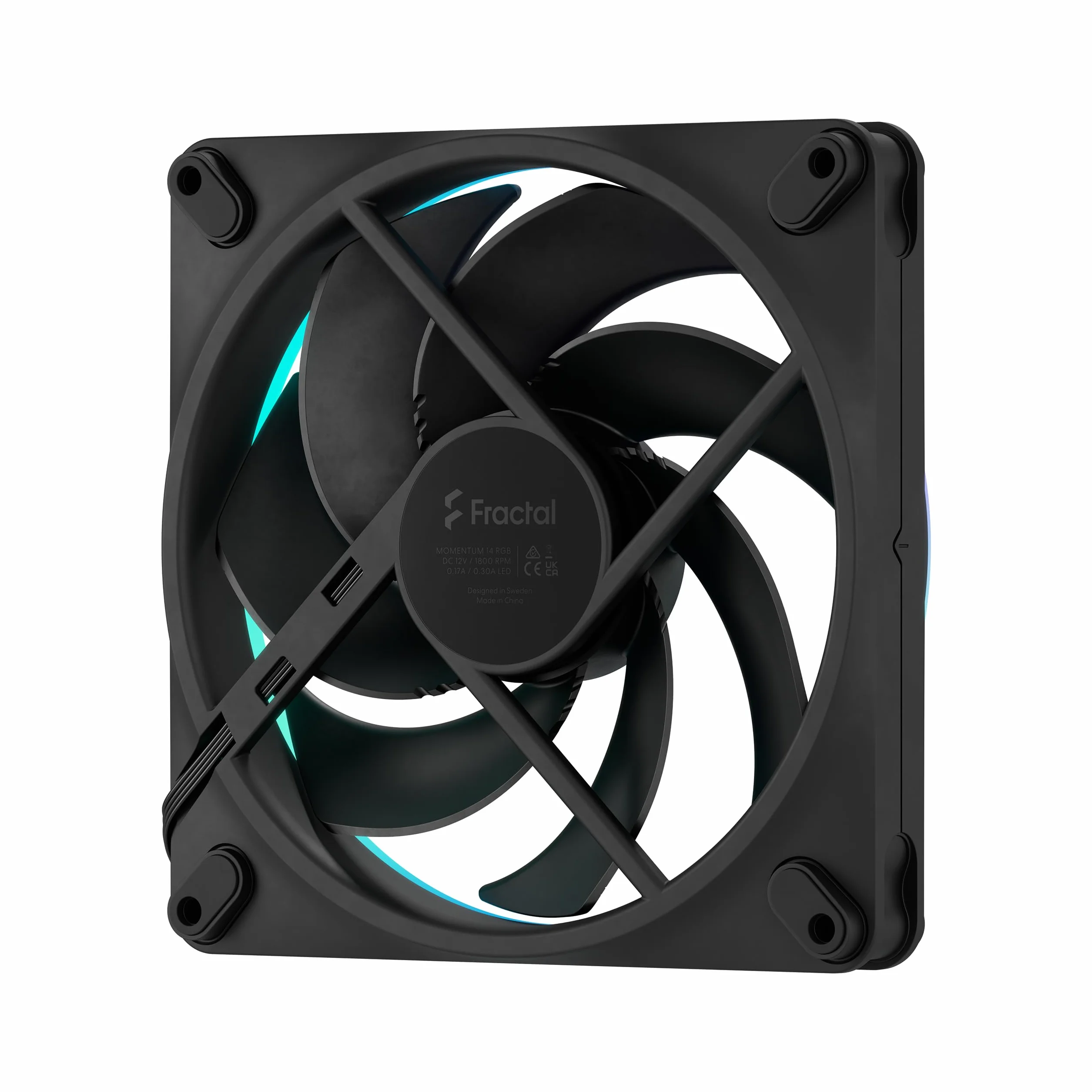 Fractal Design Momentum 14 RGB, czarny - wentylator komputerowy