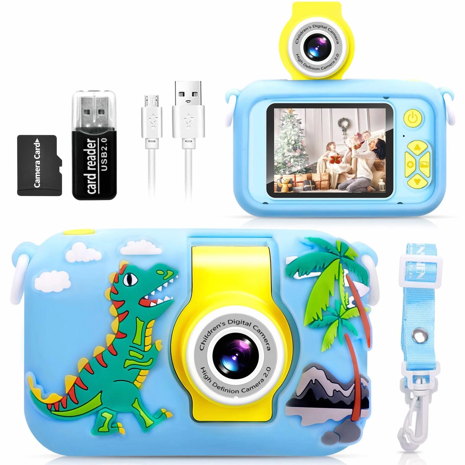 Aparat Fotograficzny dla Dzieci 2,4" 180° Cyfrowy z Karta 32GB X101