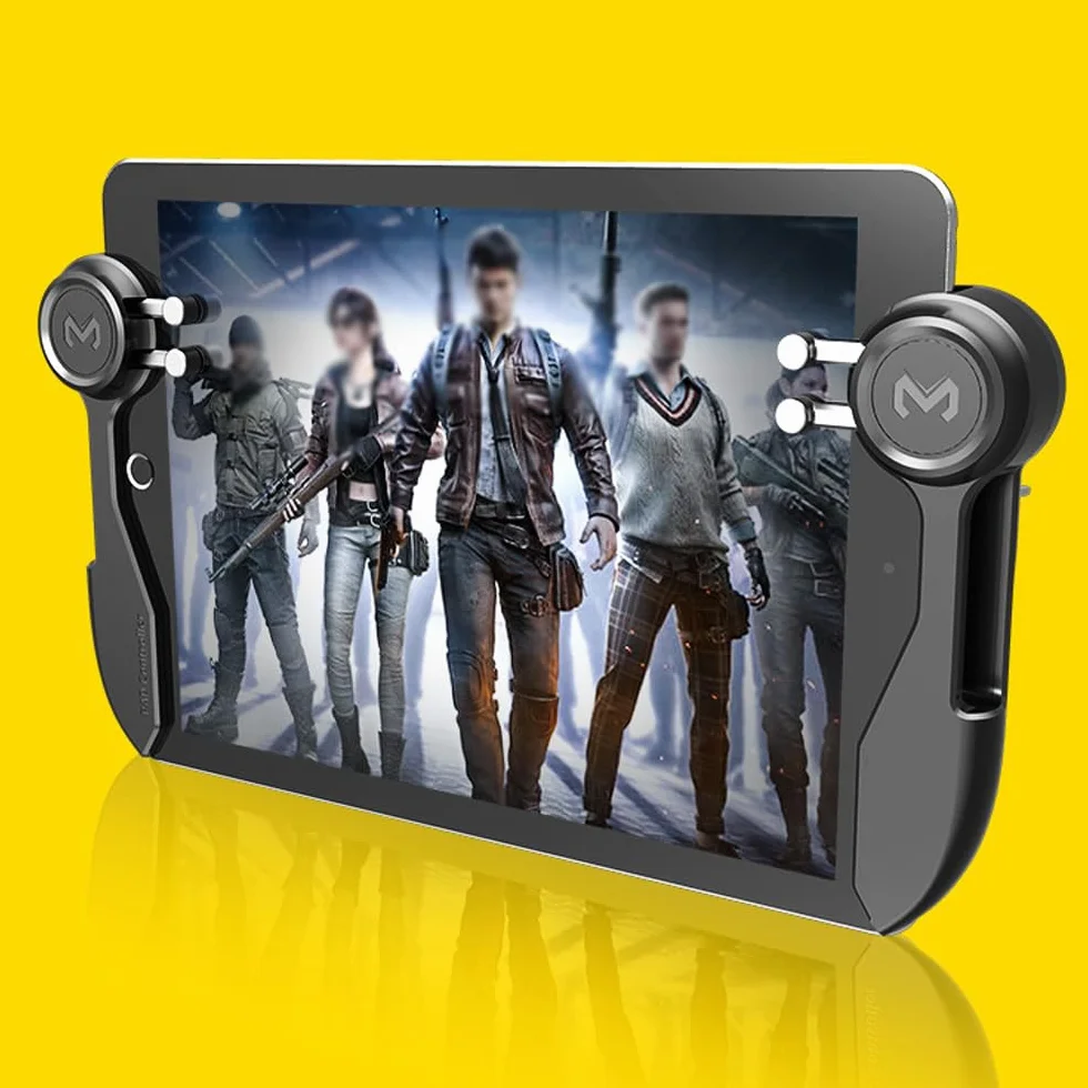 PUBG kontroler do gier uchwyt spustowy strzelanka przycisk celowania ogień gamepad do iPada tabletu mobilne akcesoria do gier
